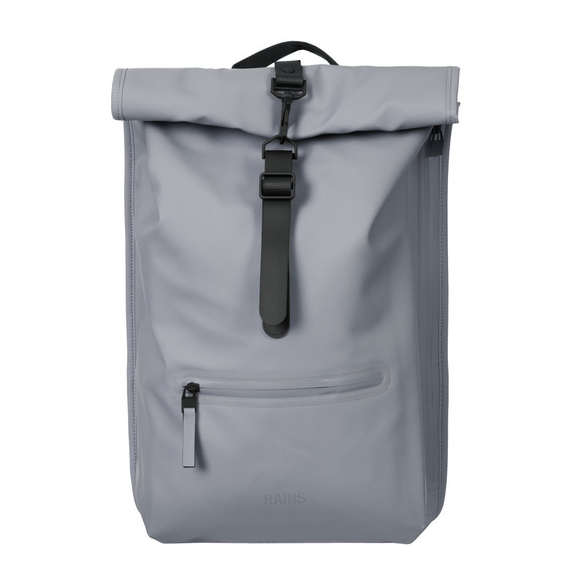 Rains Rucksack Rolltop Rucksack W3 Unisex Erwachsene, Schulranzen, Schulrucksack, Schultasche, Sporttasche, Ranzen