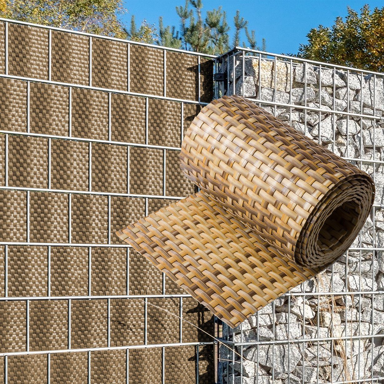 NYVI Sichtschutzstreifen Sichtschutzstreifen Privafence 255x19 cm für Zaun, günstig online kaufen