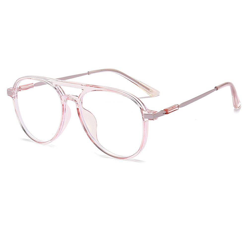 PACIEA Lesebrille Blaulichtfilter Doppelbalkenrahmen Oversized Elegant