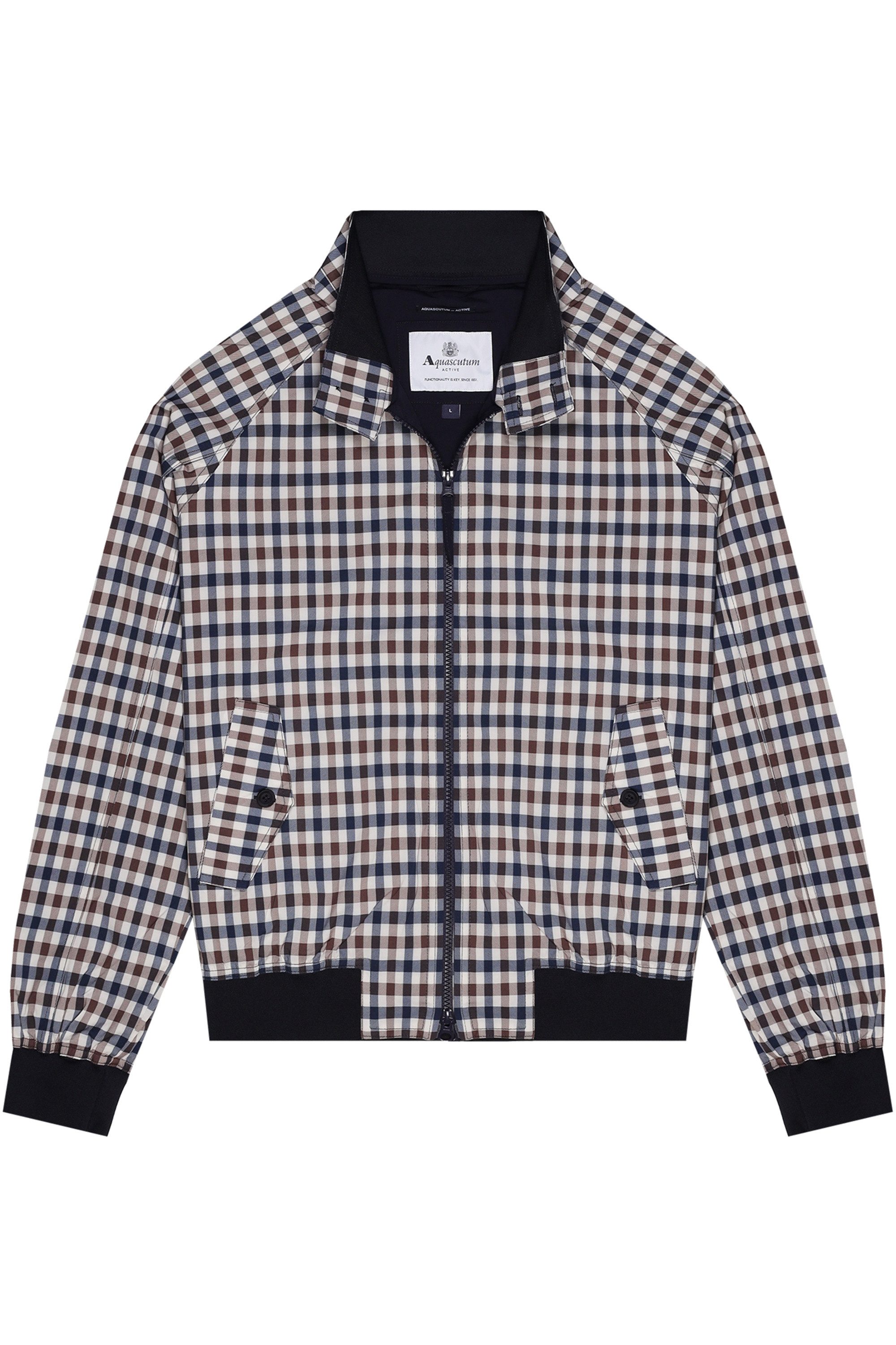 Aquascutum Active Wolljacke STRETCH HARRINGTON Herren Blousonjacke Herren, leichte Jacke, Sportjacke, Wetterjacke, Sale