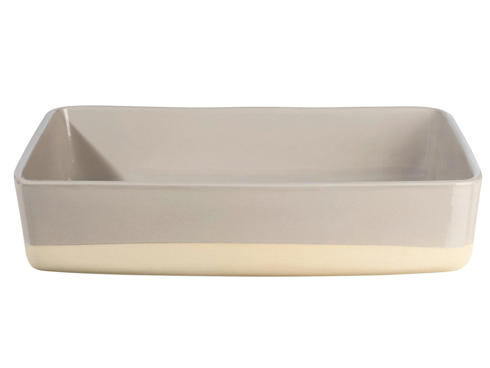 ASA SELECTION Auflaufform Grande Auflaufform rechteckig beige 36x26x7,5cm, Steinzeug, Küche, Kochen, Backen