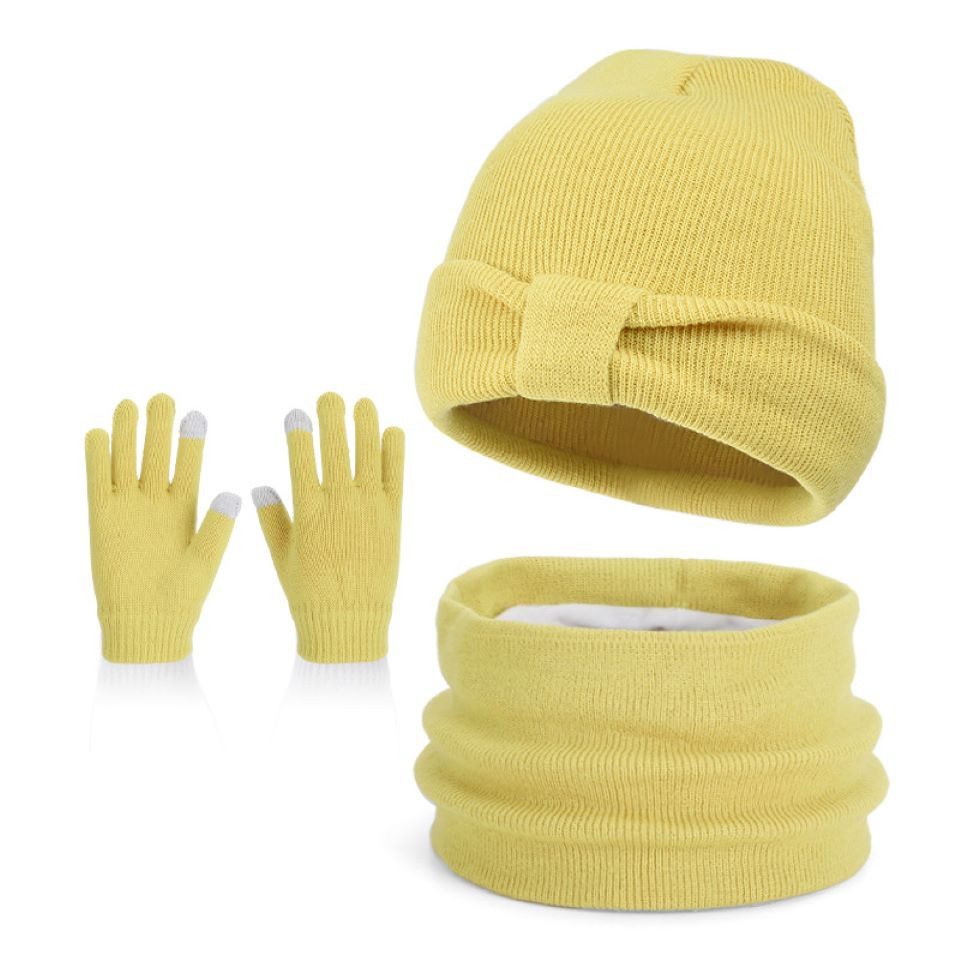 Coonoor Mütze & Schal Kinder Mütze, Handschuhe und Halswärmer Set, (3-tlg) geeignet für Jungen und Mädchen im Alter von 3-10 Jahren