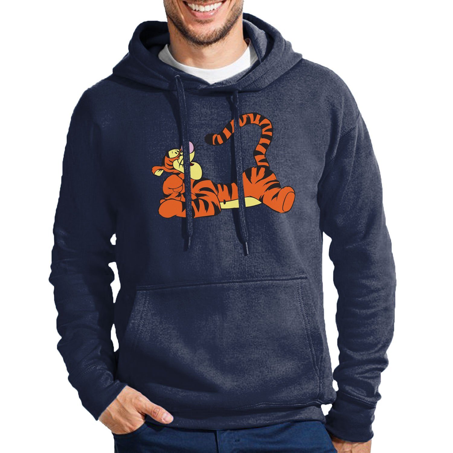 Blondie & Brownie Hoodie Herren Tigger Winnie Pooh Tiger Logo Mit Kapuze