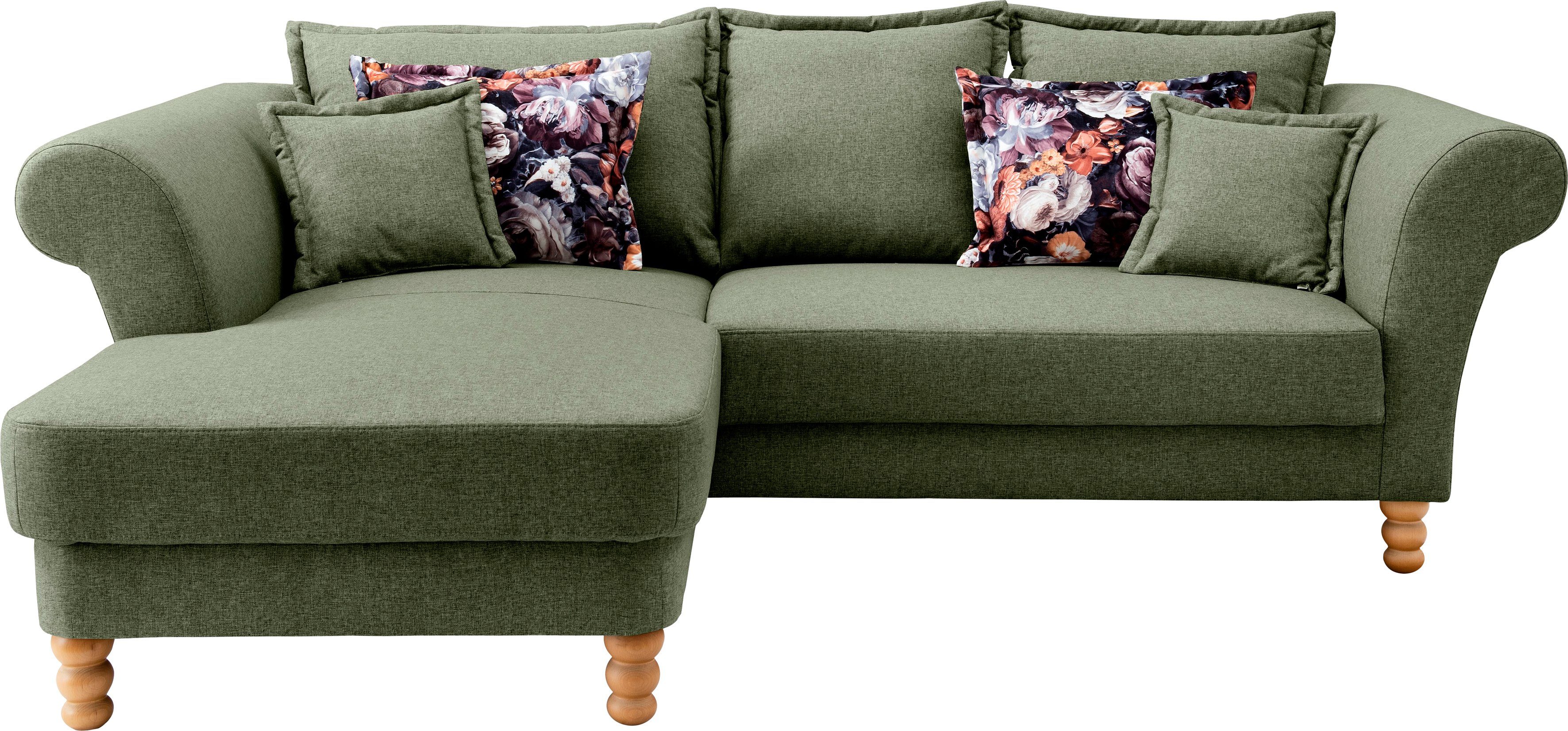 Home affaire Ecksofa Tassilo Mega Polsterecke mit Kaltschaum im Sitz, bequem, L-Form
