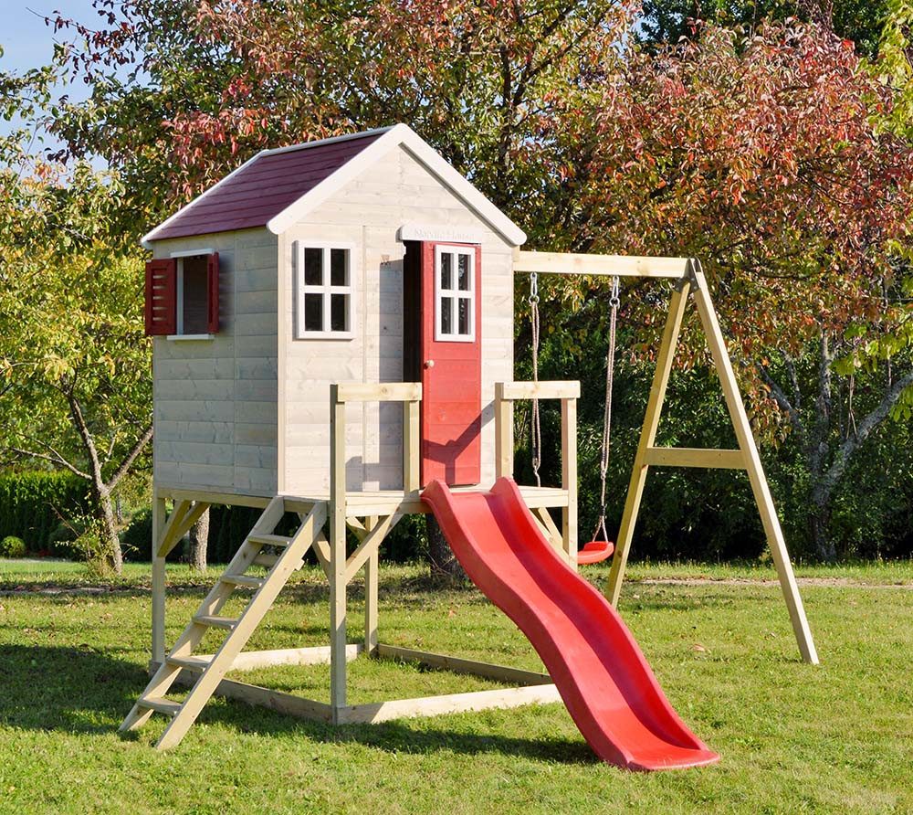 Wendi Toys Spielhaus Elefant, Geeignet für Kinder ab 3 Jahren, Traglast 50 kg, LxBxH 330x350x242cm