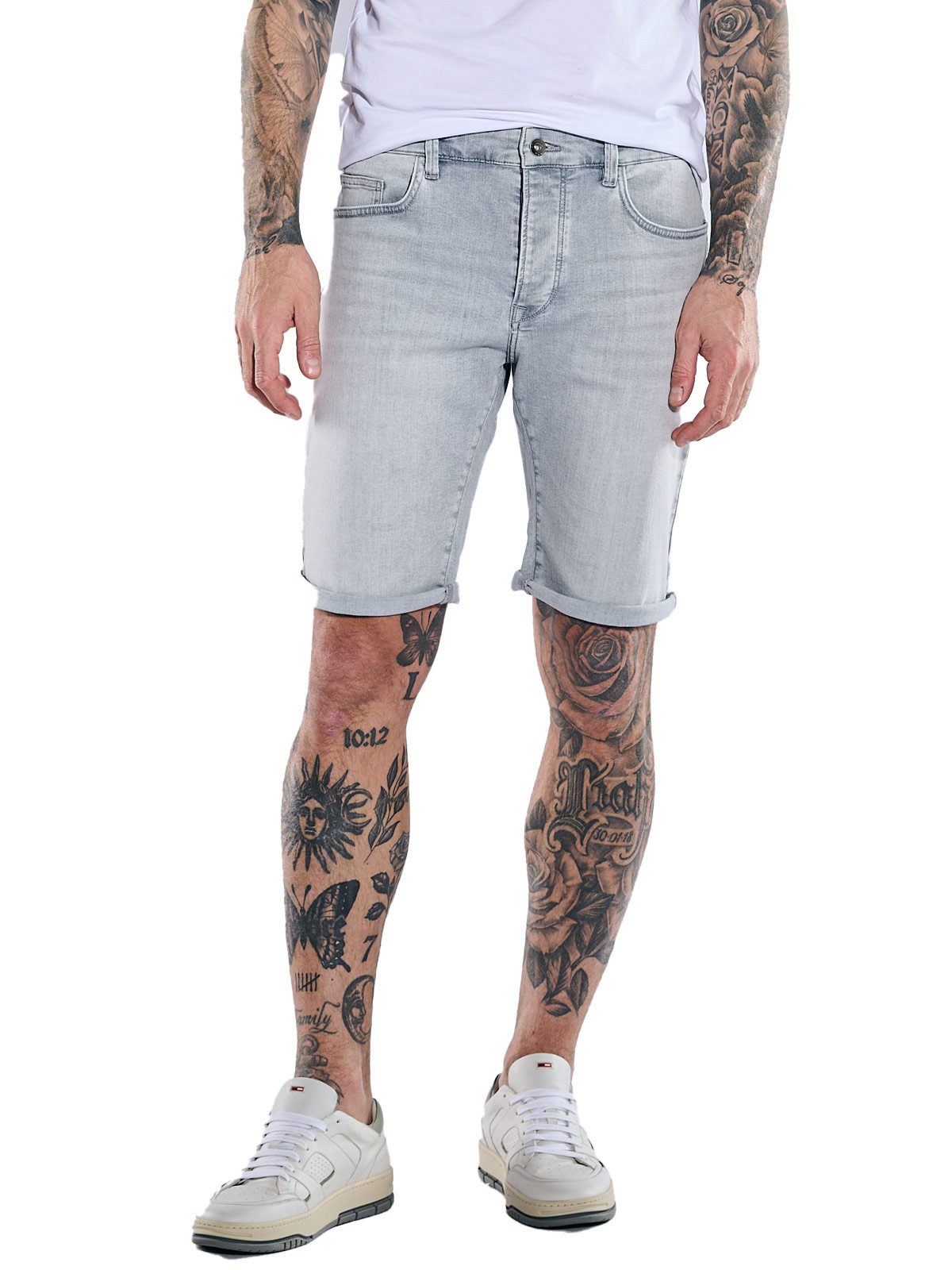 emilio adani Jeansshorts emilio adani Herren Jeans-Shorts regular, Hellgrau günstig online kaufen