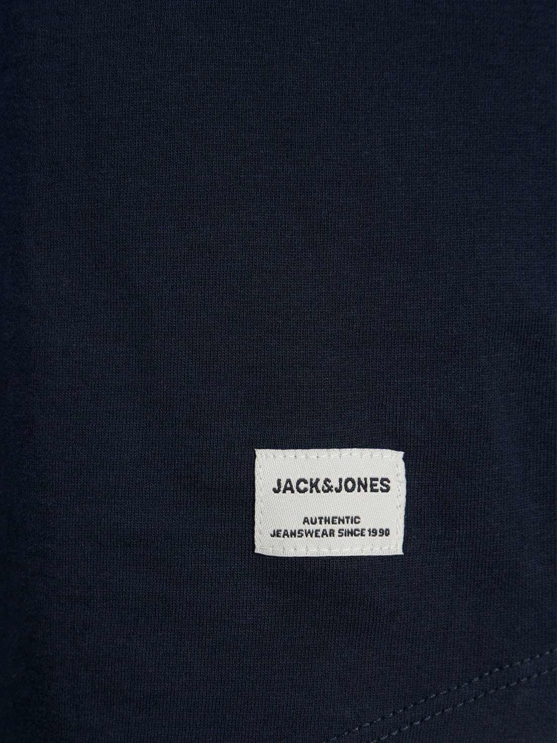 Jack & Jones PlusSize T-Shirt NOA TEE mit abgerundetem Saum, bis Größe 6XL
