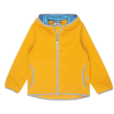 Finkid Fleecejacke Finkid Paukku Zip-In Yellow/Storm Fleecejacke 140/150