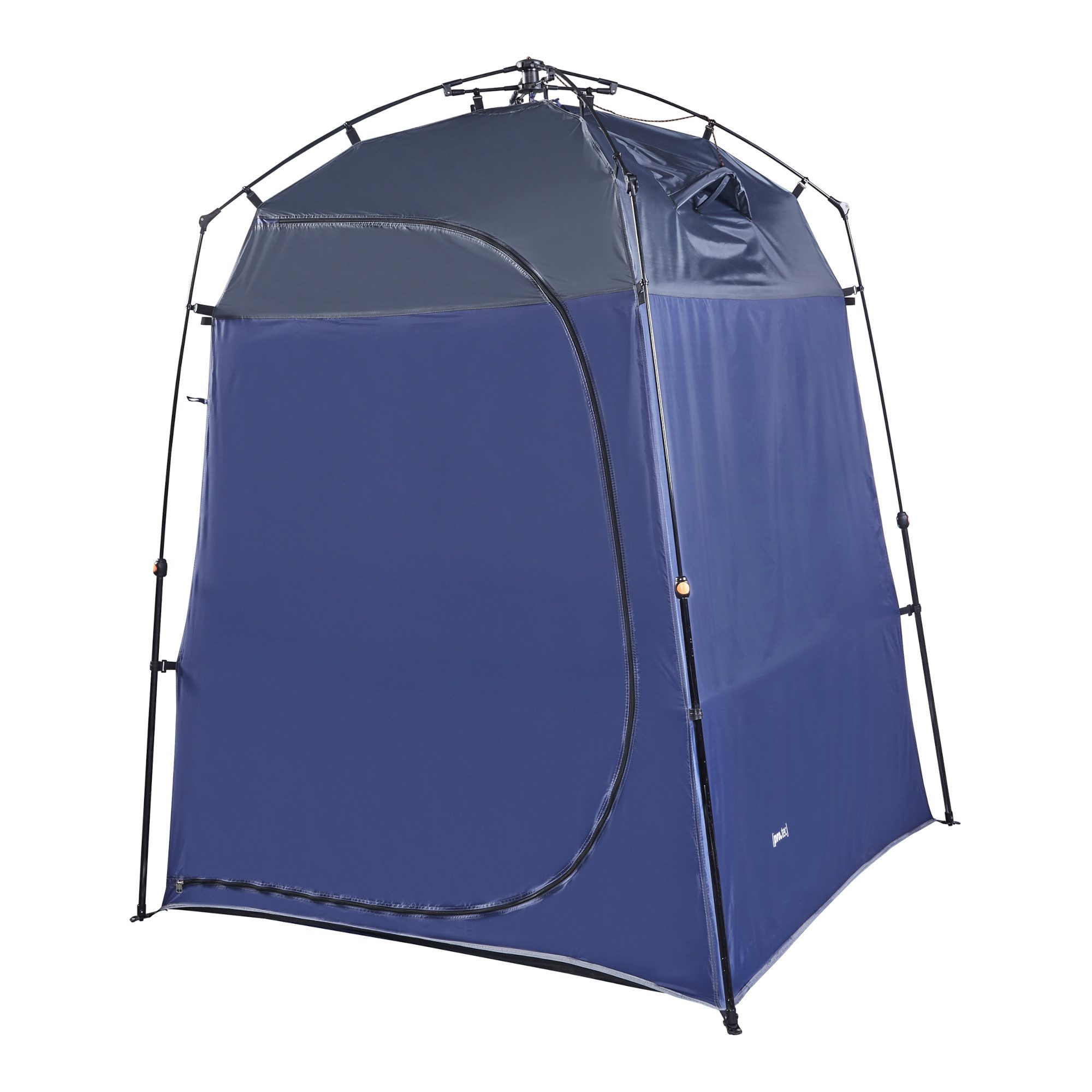pro.tec Wurfzelt, Personen: 1, »Ayas« Pop-Up Duschzelt 150 x 150 x 200 cm Blau / Grau
