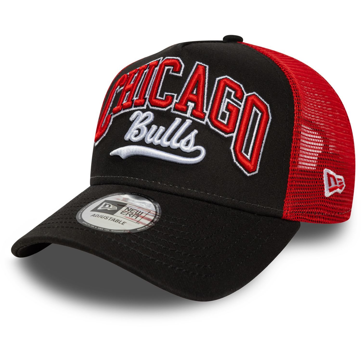 Trucker Cap AFrame Trucker SCRIPT Chicago Bulls