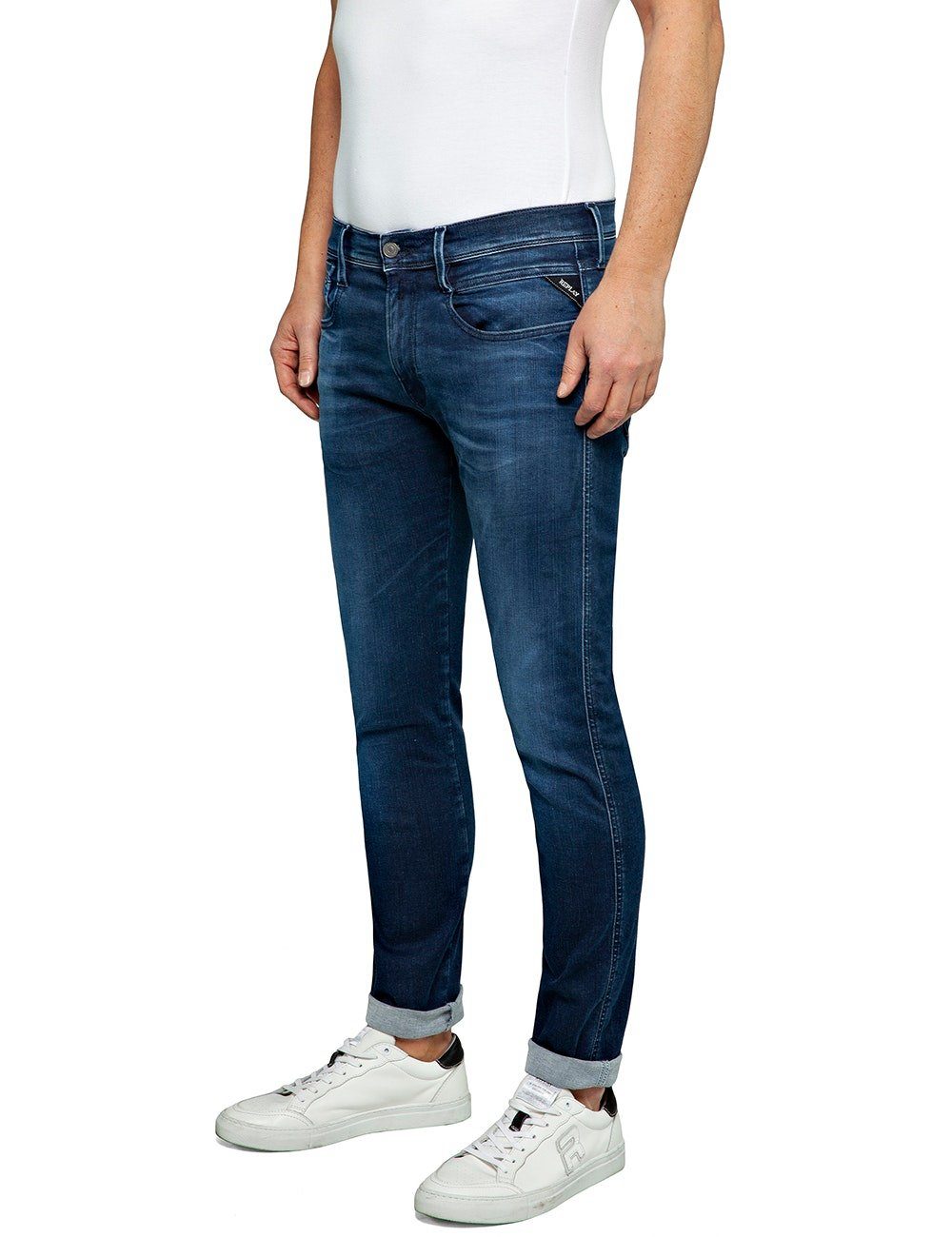 Replay Slim-fit-Jeans ANBASS mit Stretch