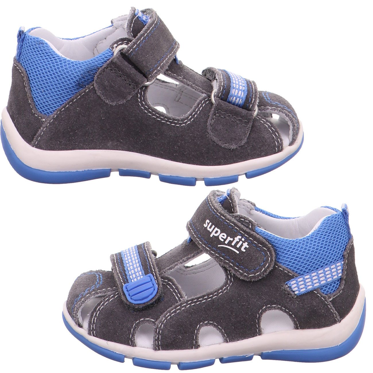 Superfit Superfit Leder Lauflernsandale FREDDY EUR 20 grau Sandale