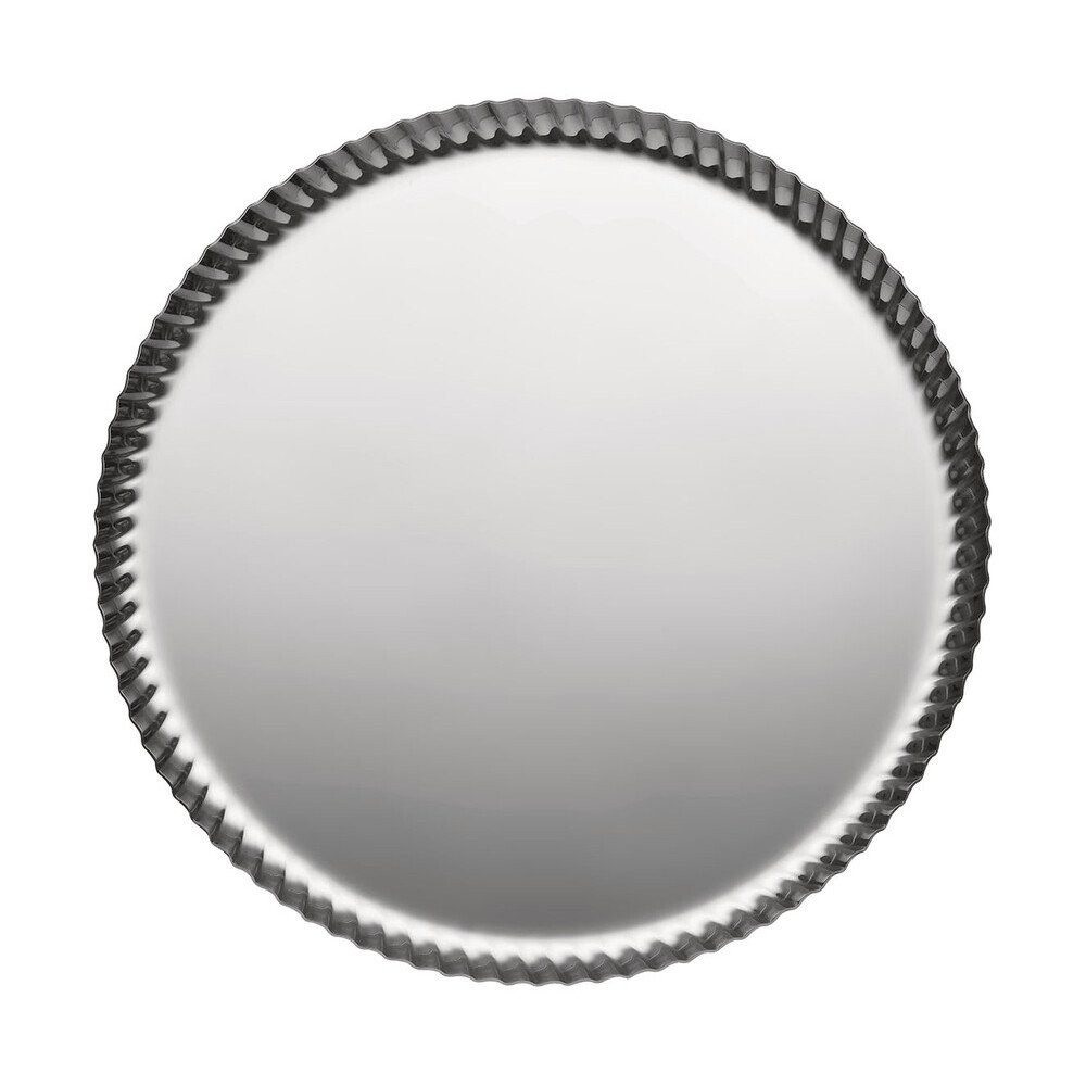 Alessi Tablett Tablett aus Edelstahl 18/10 rund 31x1,5cm, Edelstahl 18/10