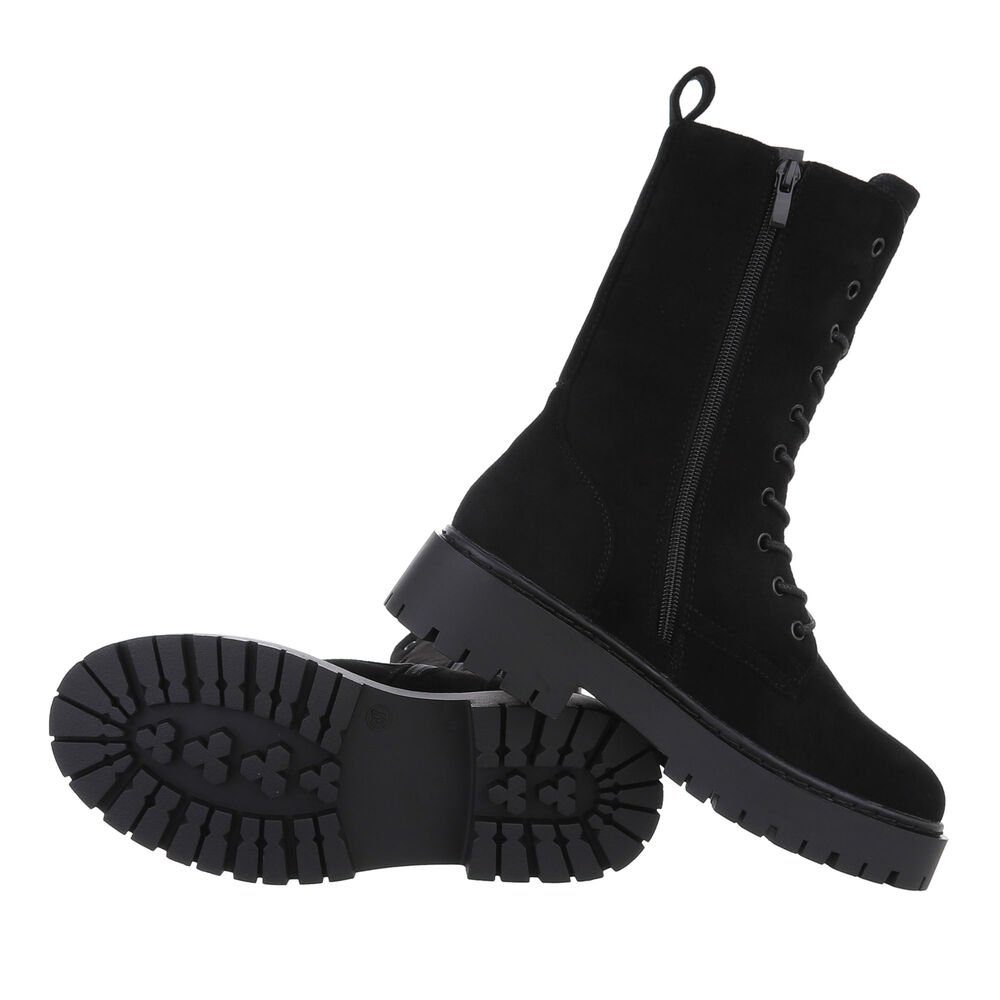 Ital-Design Damen Schnürschuhe Freizeit Schnürstiefelette (84338332) Blocka günstig online kaufen