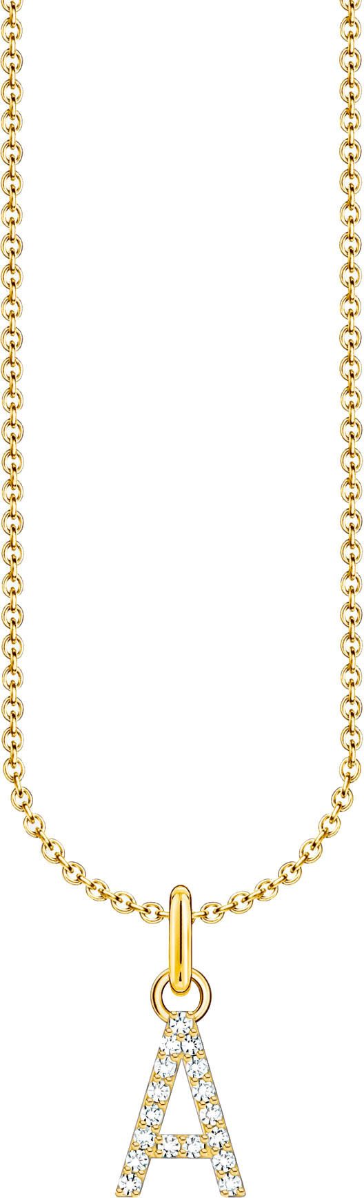 THOMAS SABO Kette mit Anhänger Buchstab... THOMAS SABO Kette mit Anhänger Buchstab...