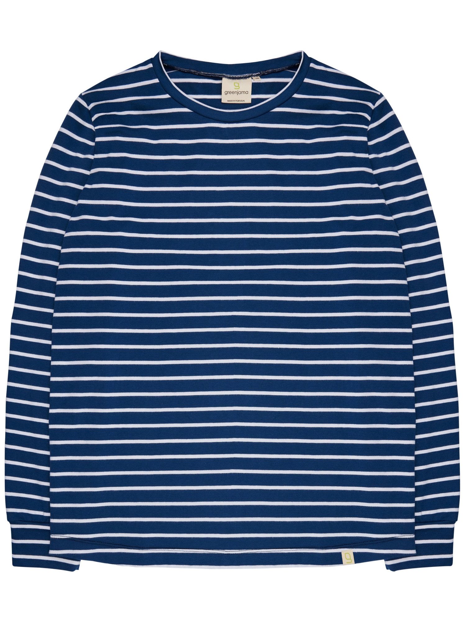 Pyjamaoberteil mit Streifen