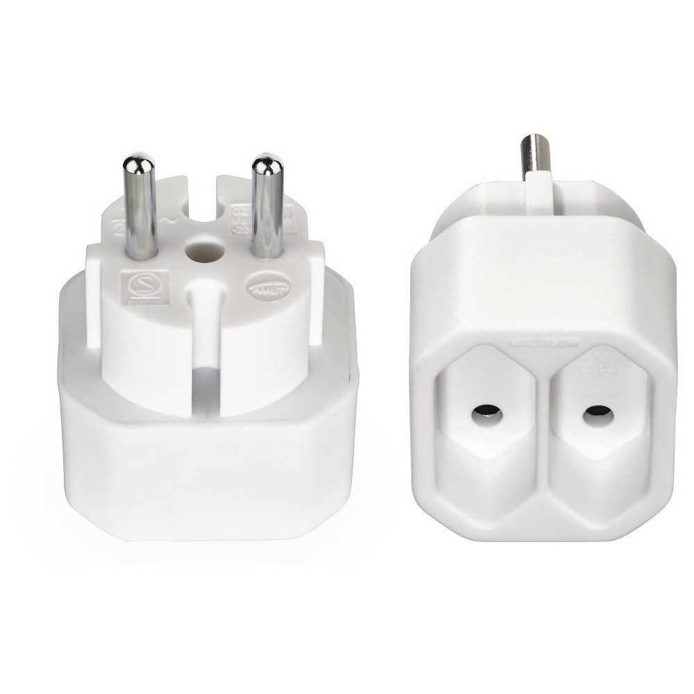Hama Steckdose Hama Steckdosenadapter 2-fach Doppelpack, Doppelpack 2-fach Steckdose für Innenräume, Kabellos