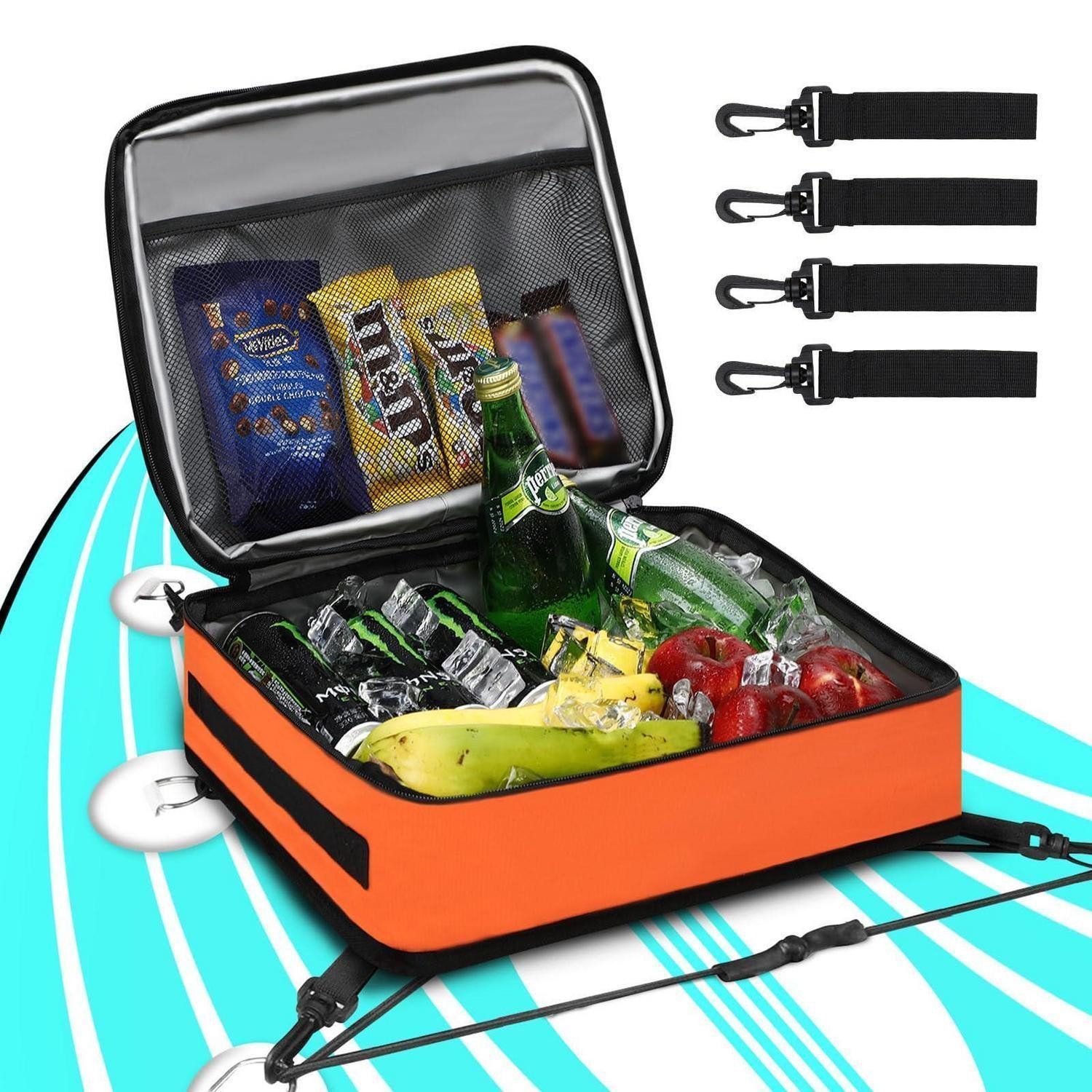 LuxusKollektion Kühltasche Kühltasche Sup Wasserdicht Auslaufsicher 10Dosen Kajak Orange