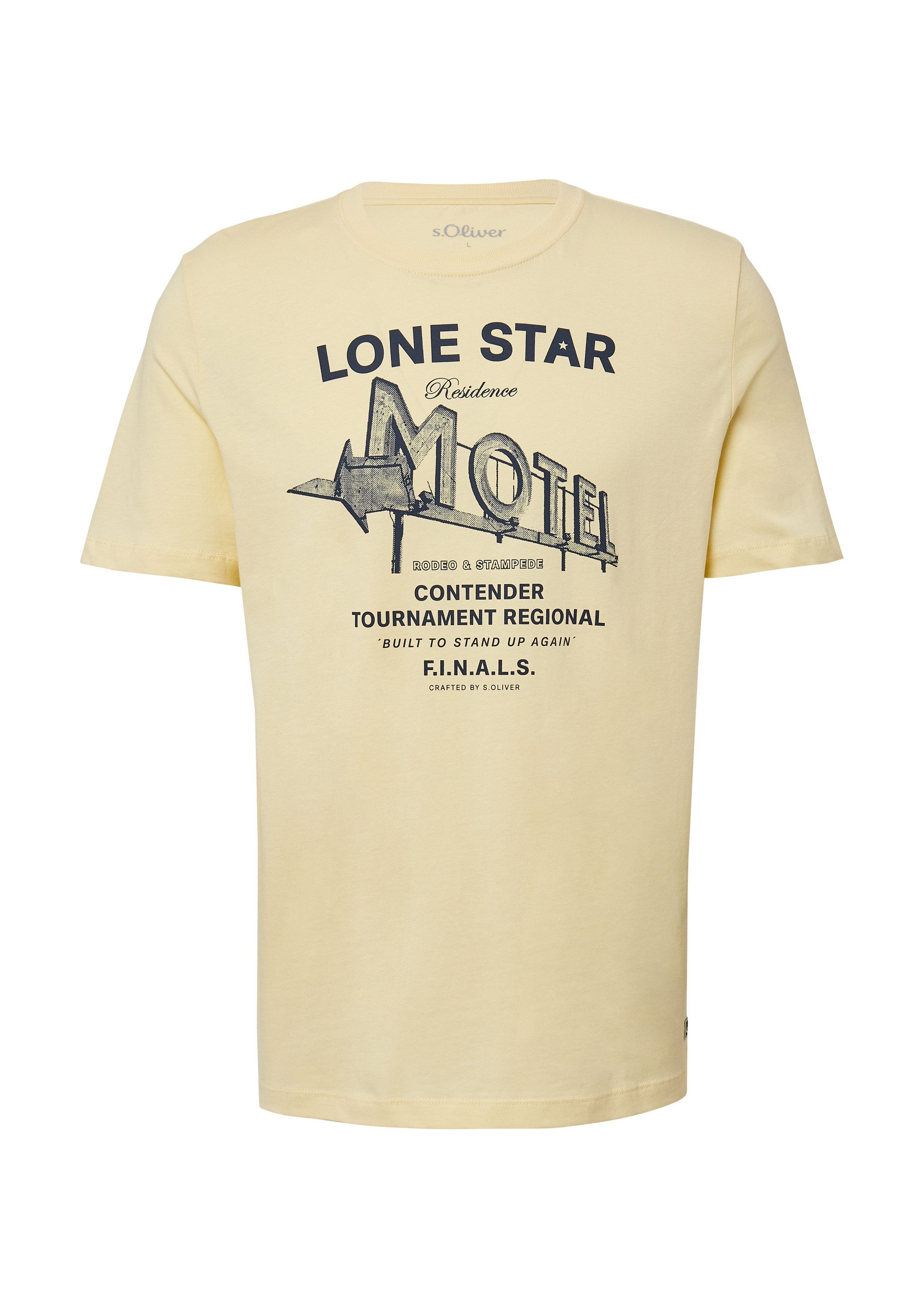 s.Oliver Kurzarmshirt T-Shirt T-Shirt mit Artwork günstig online kaufen