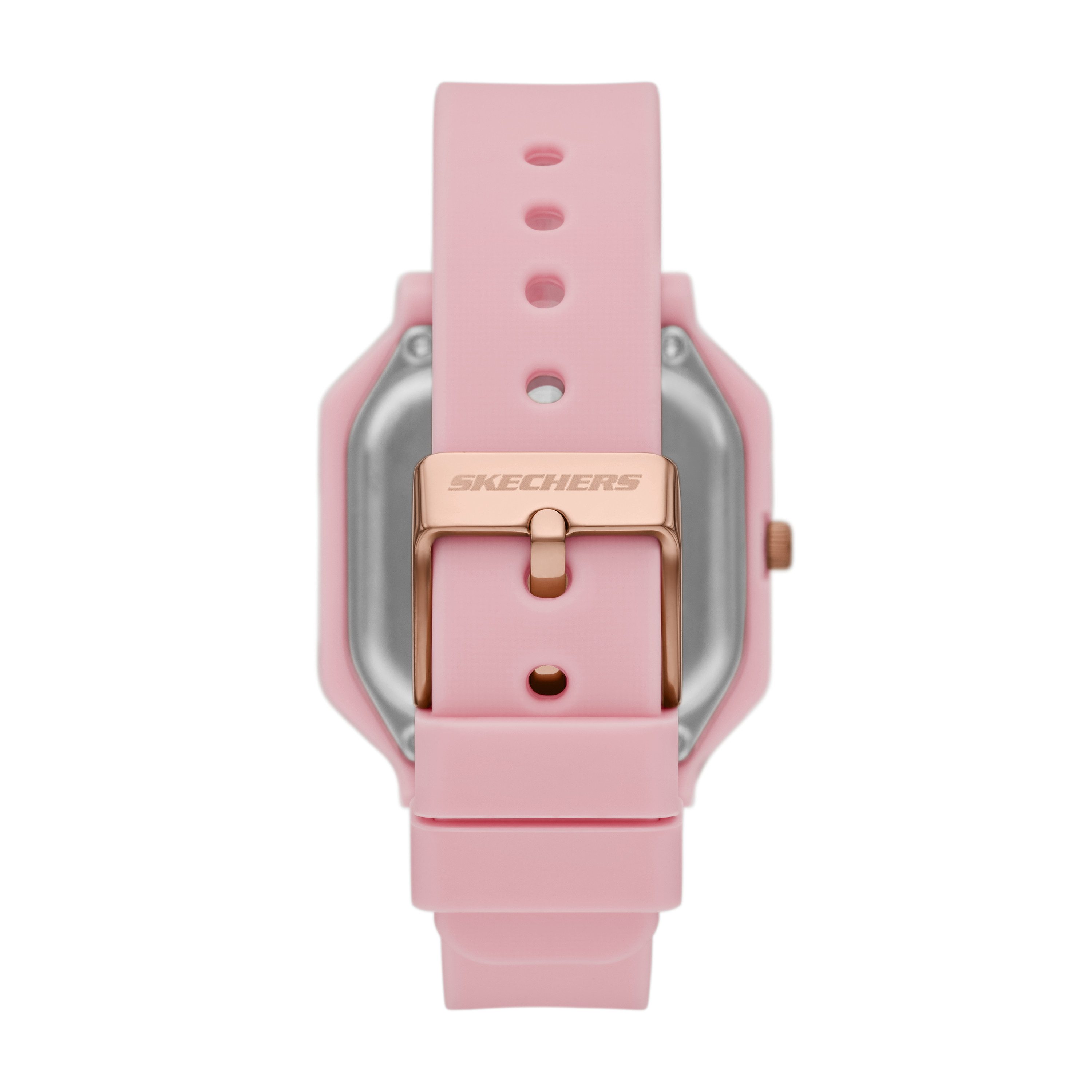 Skechers Quarzuhr Rosencrans Square SR6377, Armbanduhr, Damenuhr, Herrenuhr, Silikonarmband, analog