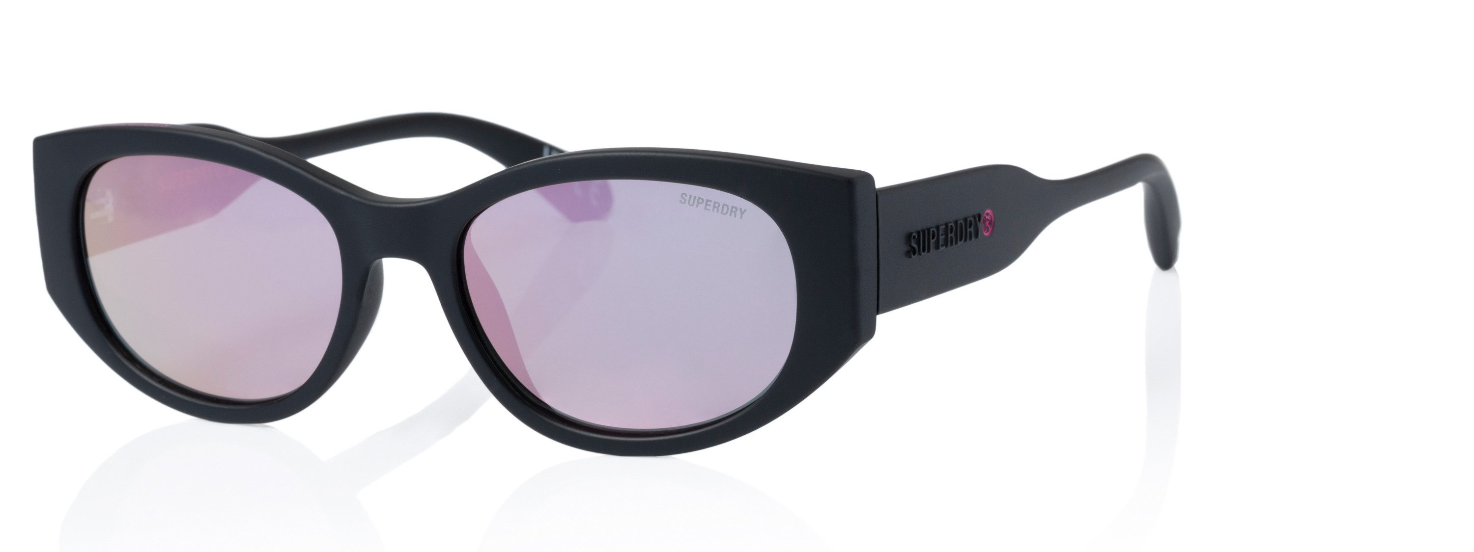 Superdry Sonnenbrille Modell 996072 Form CatEye, Logoschriftzug auf Bügel, Kunststofffassung