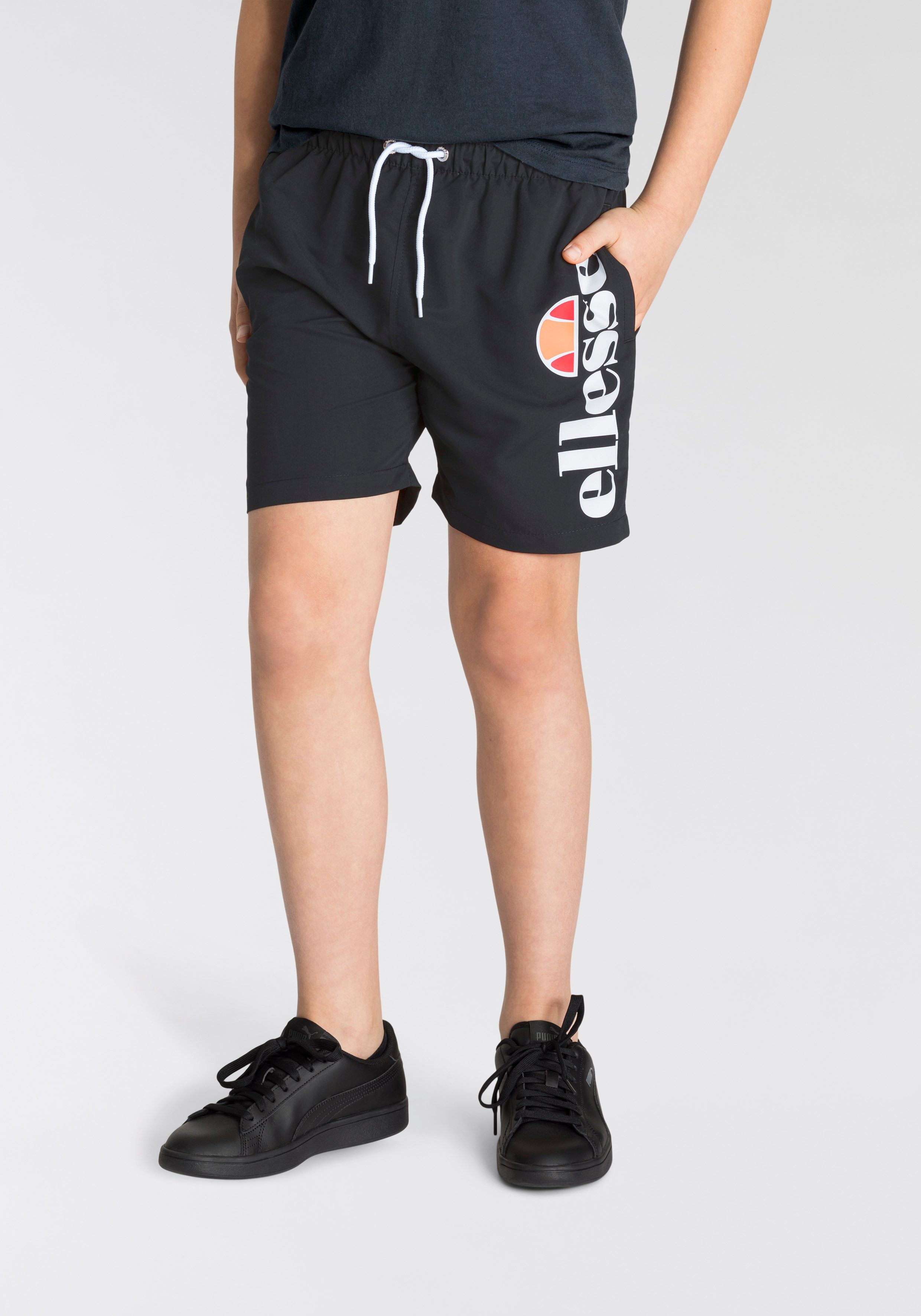 BERVIOS für Ellesse SHORT Badehose schwarz JNR - Kinder SWIM