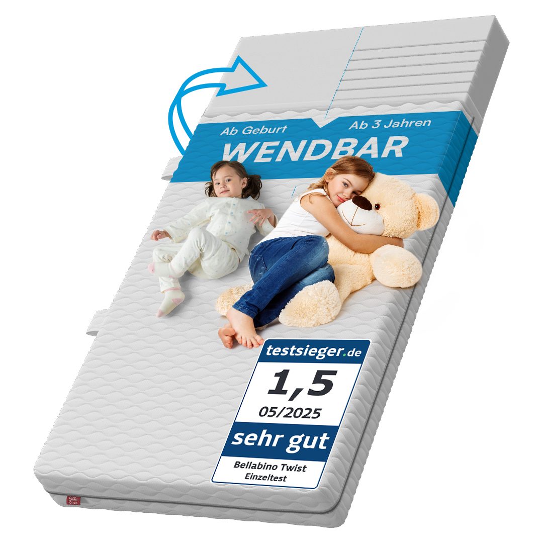 Kindermatratze Twist, Bellabino, 15 cm hoch, günstig online kaufen