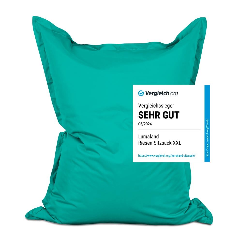 Lumaland Sitzsack XXL Bean Bag Riesen-Sitzkissen 380L 140x180cm Special Edi günstig online kaufen