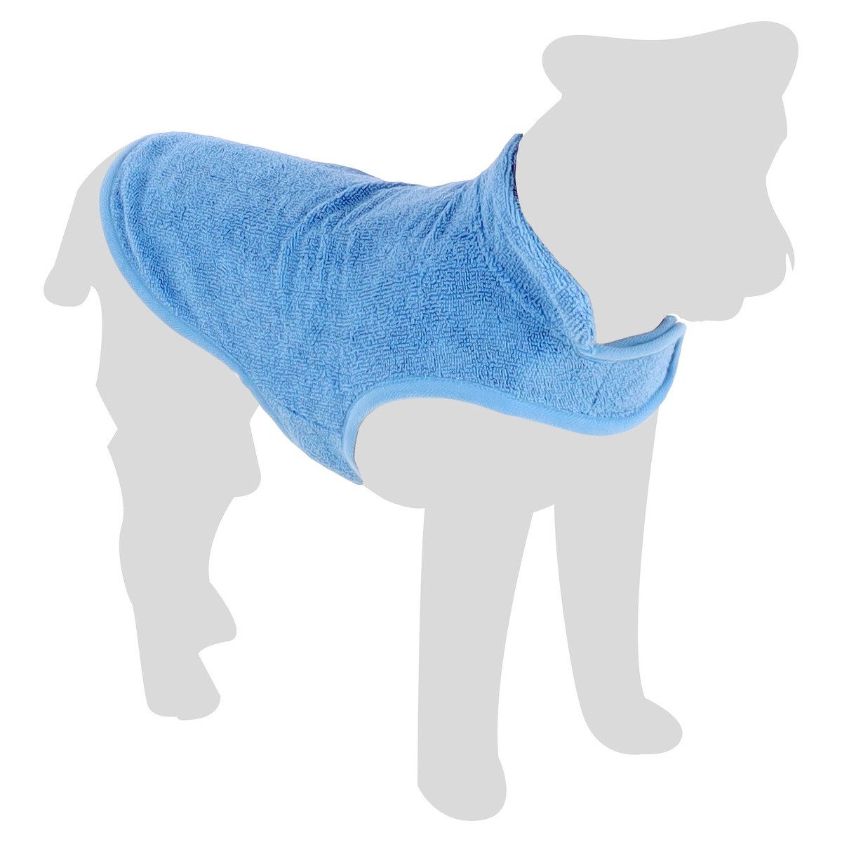Hundebademantel Bademantel Nemo blau