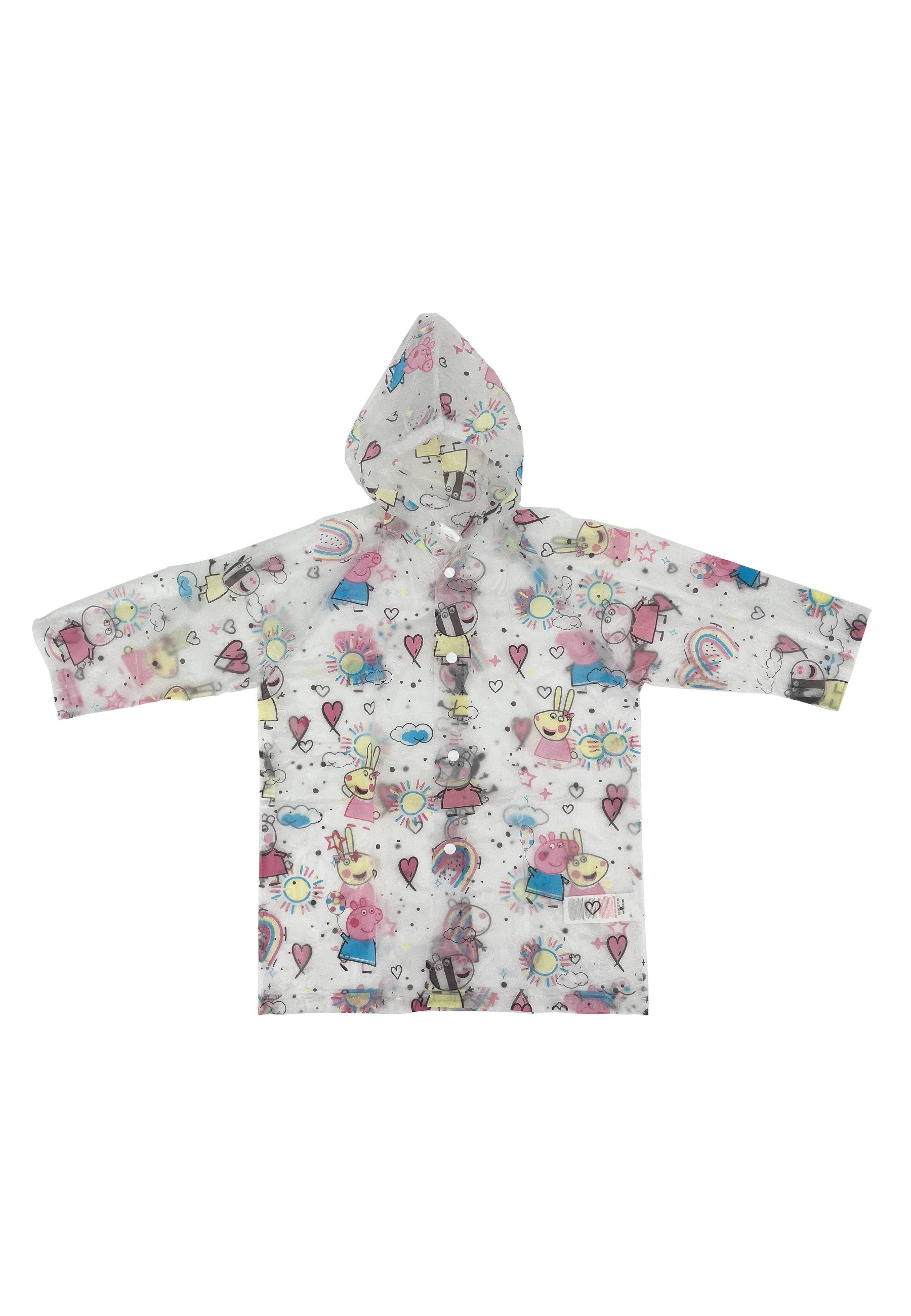 Regenjacke Peppa Wutz Mädchen Regenmantel