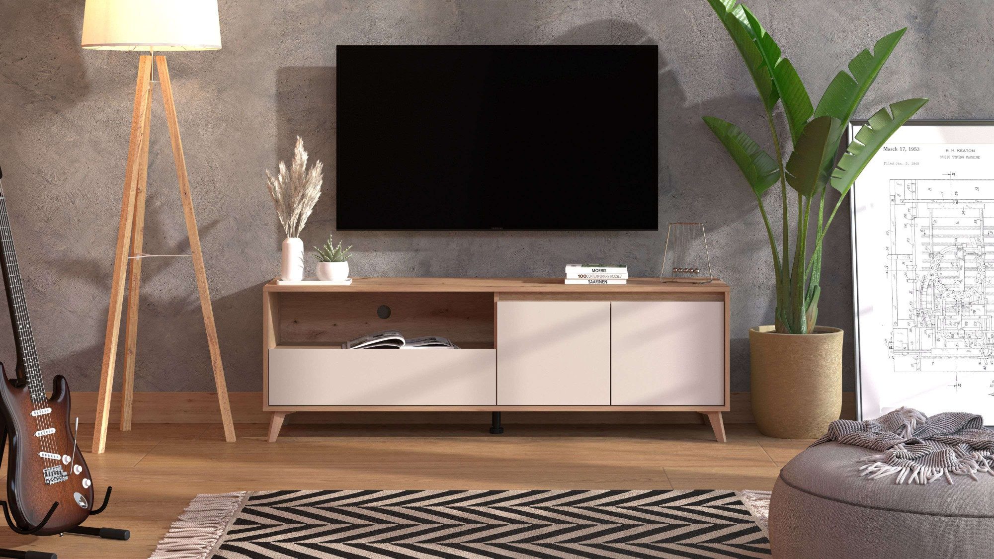 INOSIGN TV-Board Stirling, TV-Kommode, TV-Board, TV-Schrank, günstig online kaufen