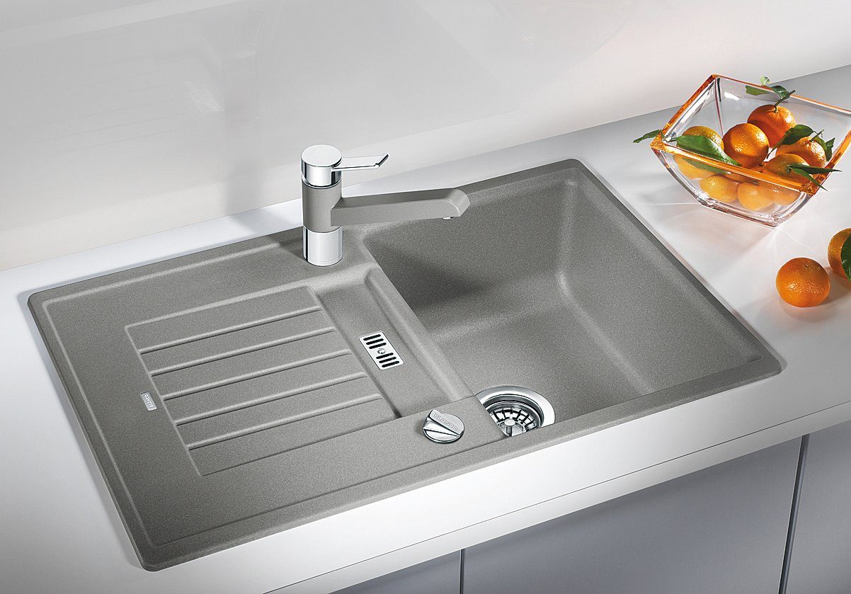 Blanco Granitspüle ZIA 45 S, eckig, 50/78 cm, (1 St), erhältlich in mehreren Farben