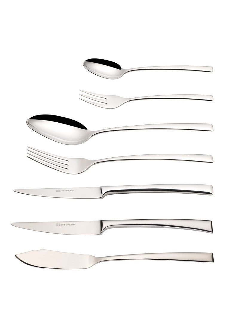 ECHTWERK Besteck-Set Avelino (42-tlg), 6 Personen, Edelstahl, Tafelbesteck, hochwertige Geschenkkassette