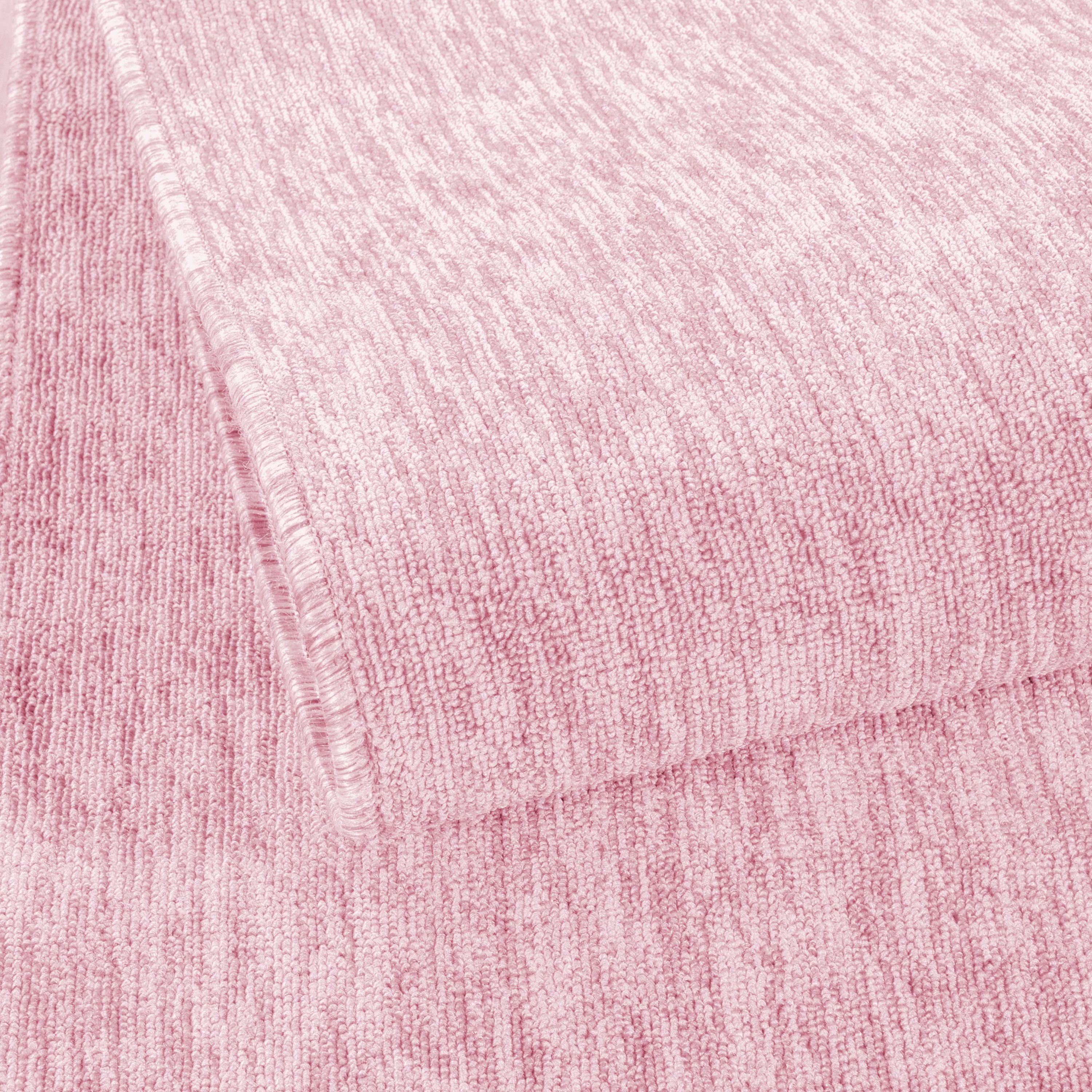 Einfarbig, 7 Unicolor Wohnzimmer Einfarbig Rosa Schlingen Pflegeleicht Teppich mm, Läufer, - Kurzflor Höhe: HomebyHome, Teppich