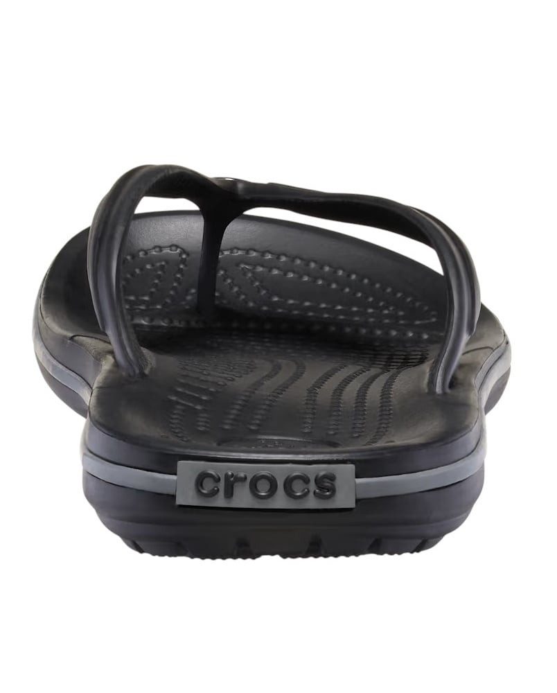 Crocs Zehensandalen Crocband Flip schwarz/grau - 1 Paar Badeschuh günstig online kaufen