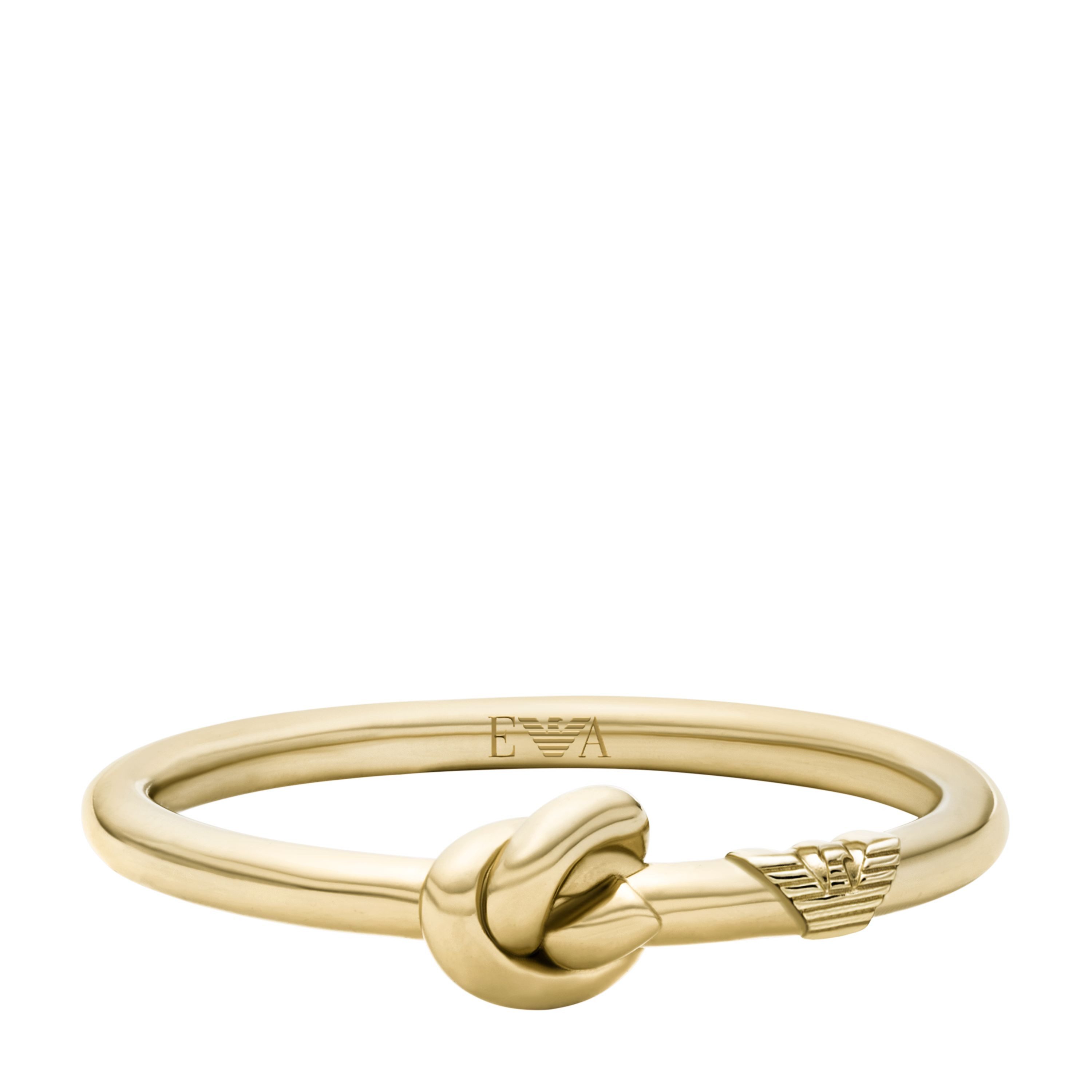 Emporio Armani Fingerring Schmuck Geschenk Silber 925 Knoten-Optik