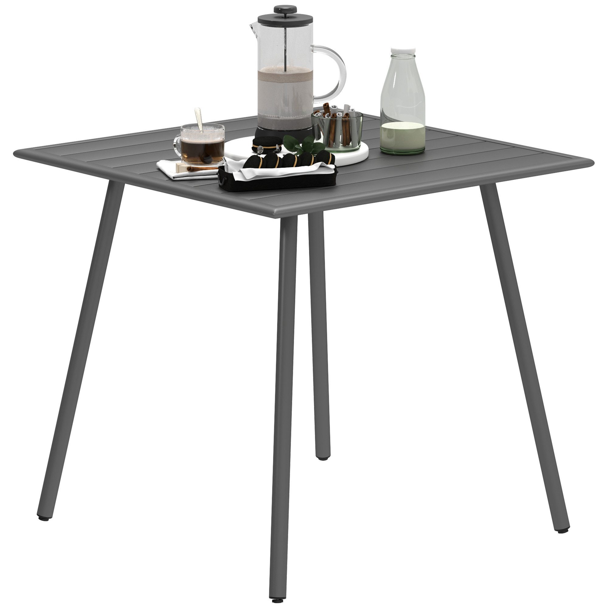 Outsunny Gartentisch 80 x 80 x günstig online kaufen