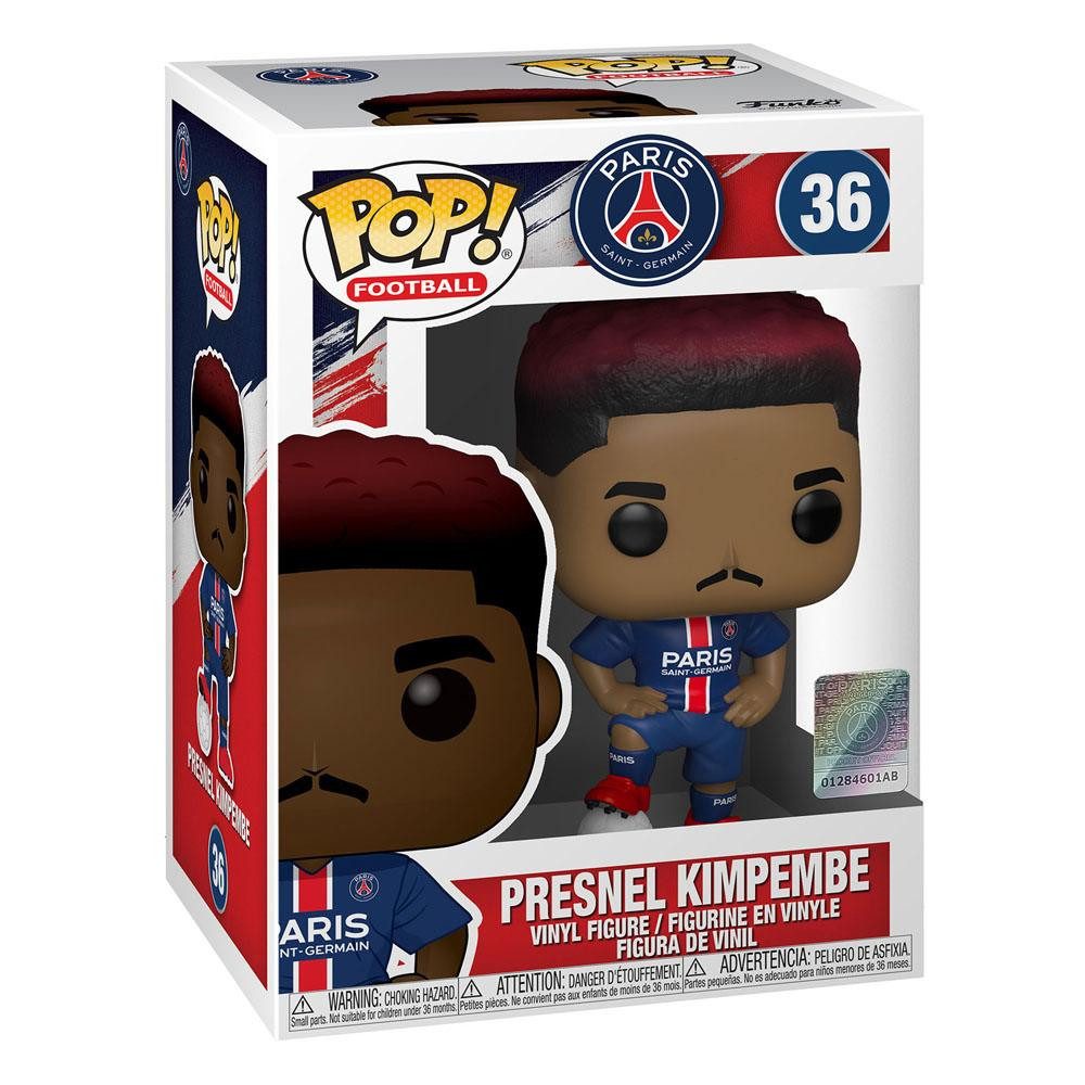 Funko Actionfigur Paris Saint-Germain F.C. POP! Football Presnel Kimpembe 9 cm, (1-tlg), detailreiche Figur aus Vinyl