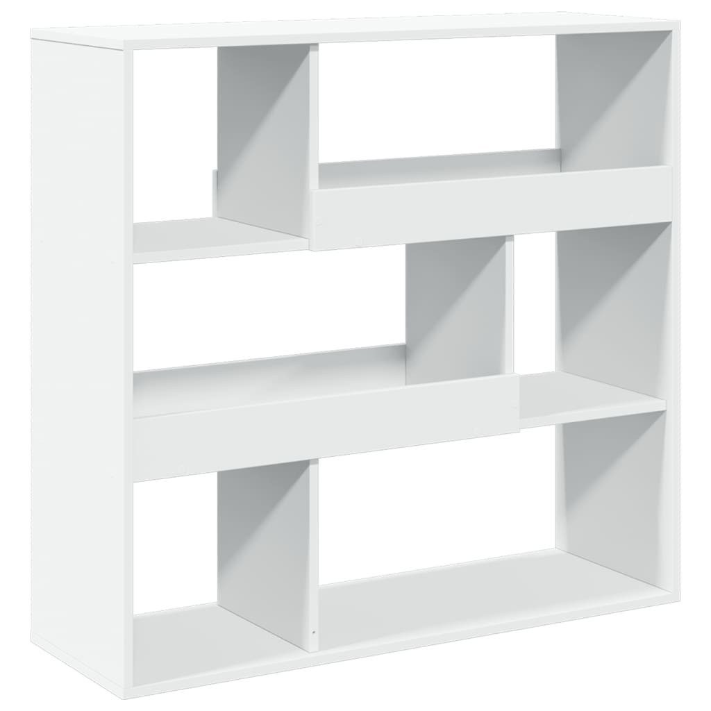 vidaXL Bücherregal NA Bücherregal Raumteiler Weiß 100x33x94,5 cm