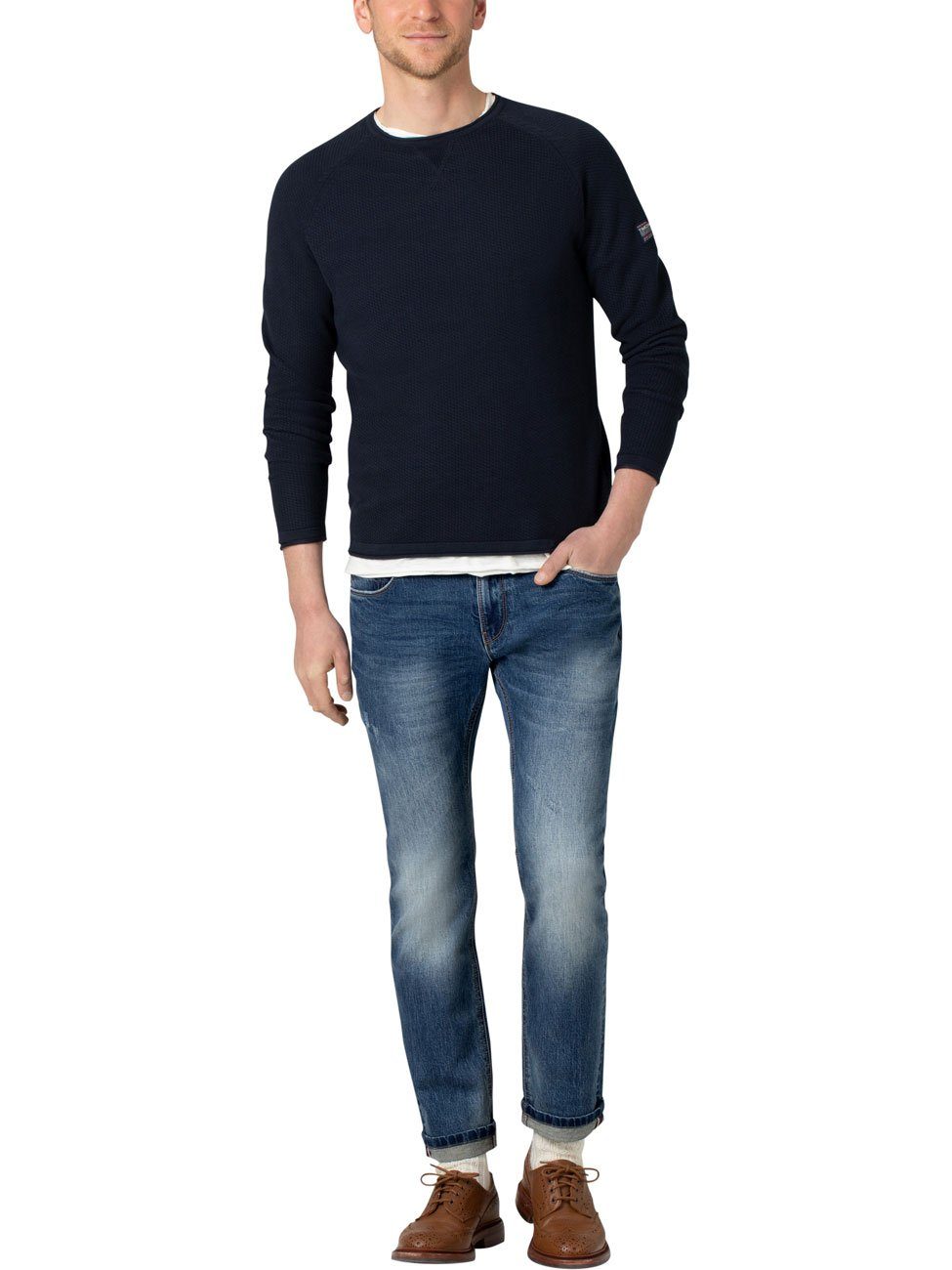 TIMEZONE Herren Jeans ScottTZ - Slim Fit - Blau - Light Heritage Wash günstig online kaufen