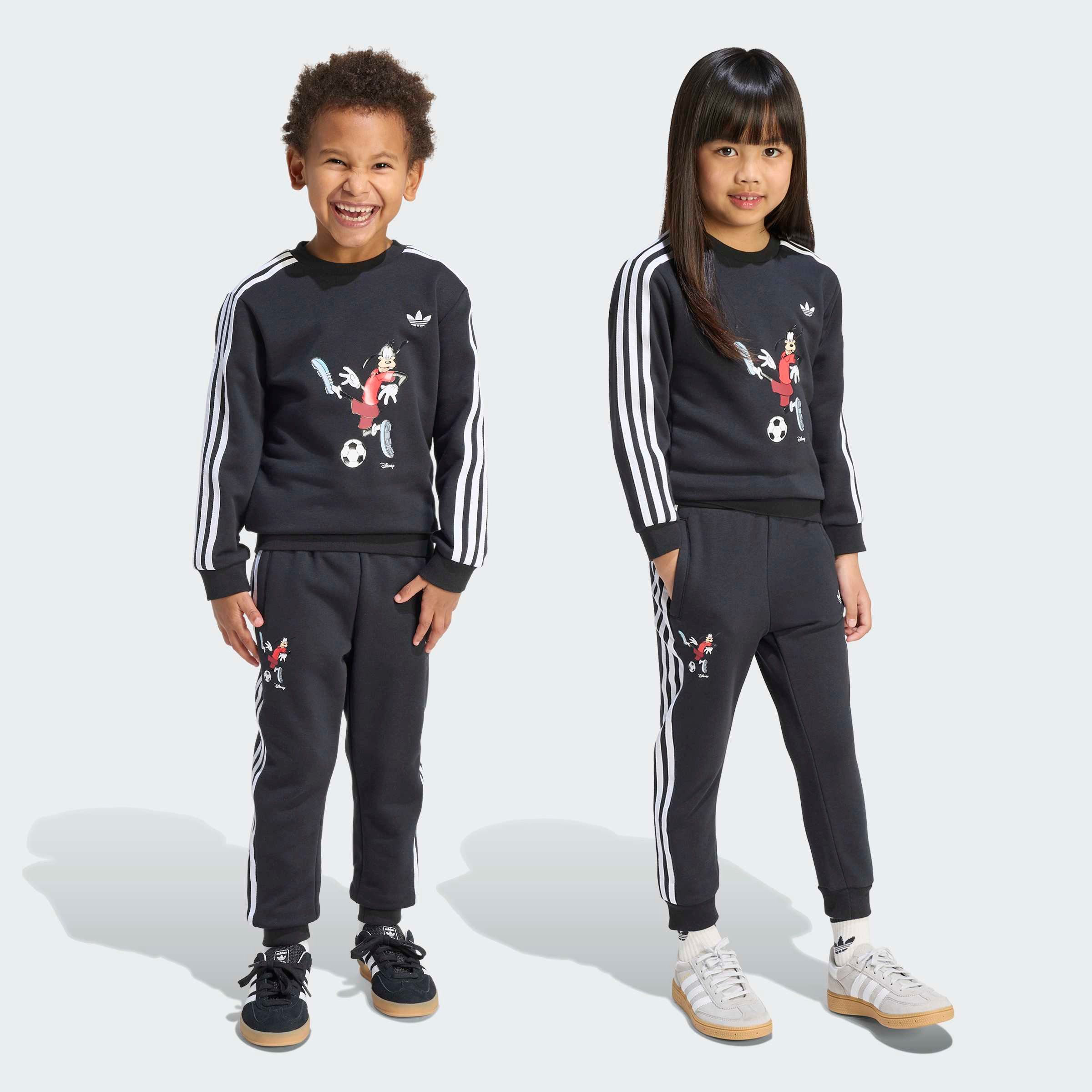 adidas Originals T-Shirt & Shorts CREW SET für Kinder, aus Baumwolle