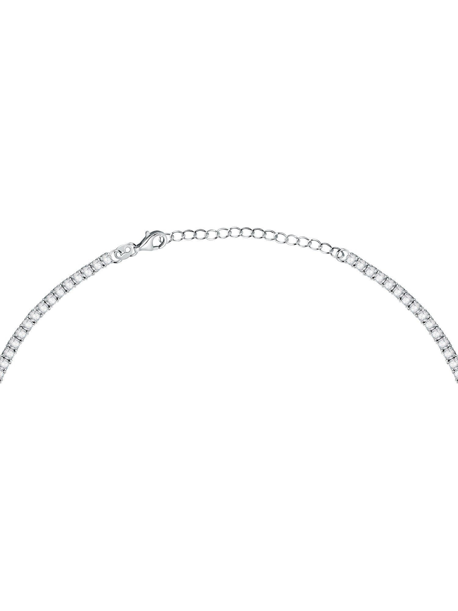 CHRIST Silberkette CHRIST Damen-Kette 925er Silber, recycelt Zirkonia