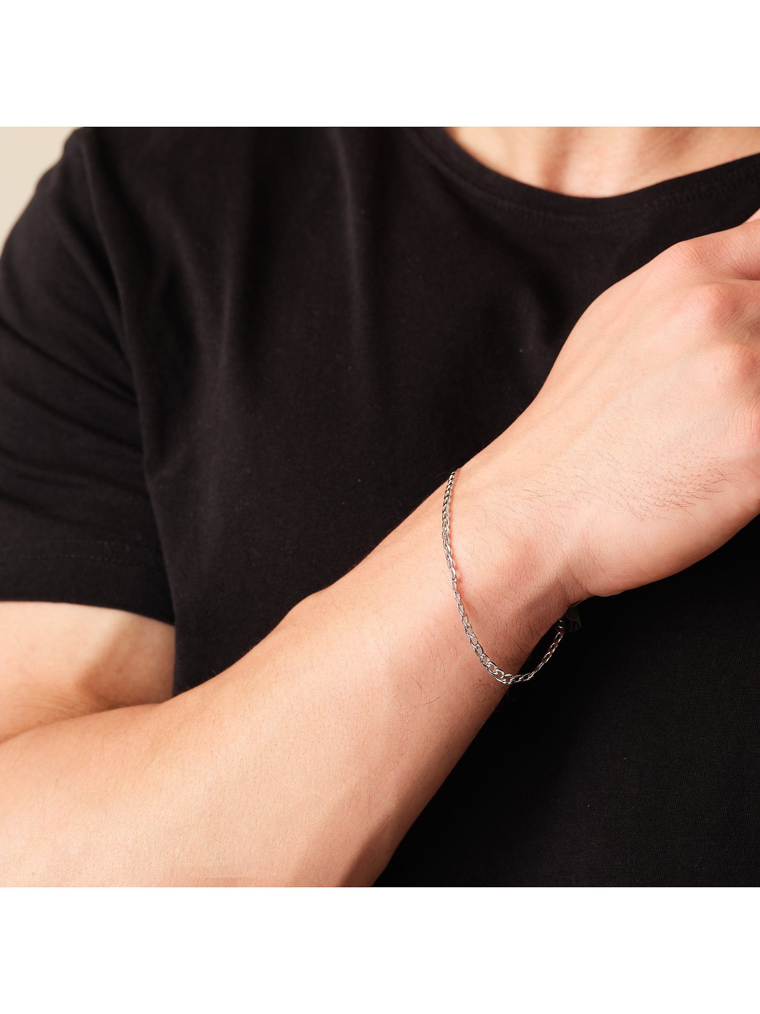 CHRIST Silberarmband CHRIST Herren-Armband 925er Silber, Modern