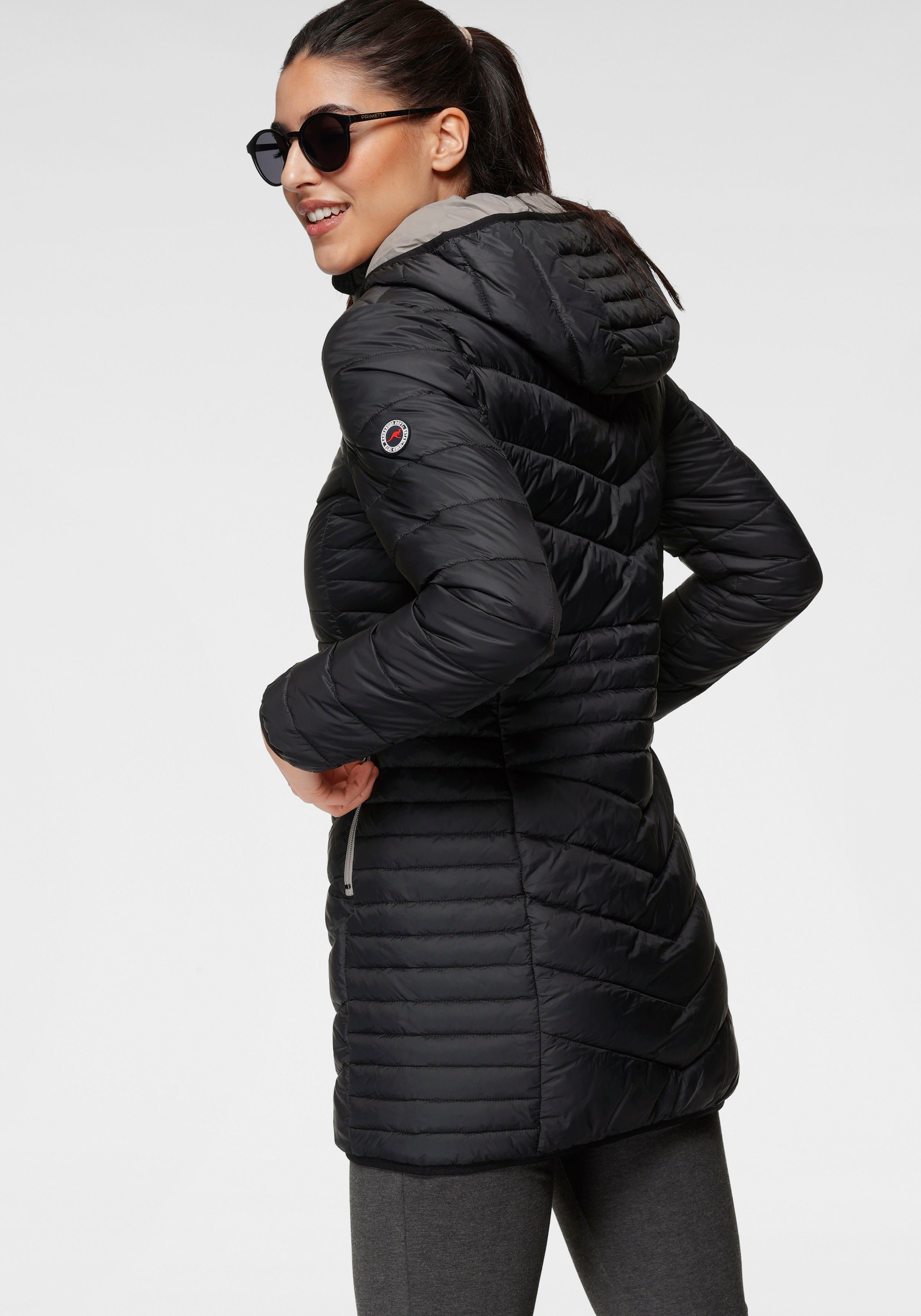 KangaROOS Steppjacke für den Übergang, aus leichtem Webmaterial, figurbeton günstig online kaufen