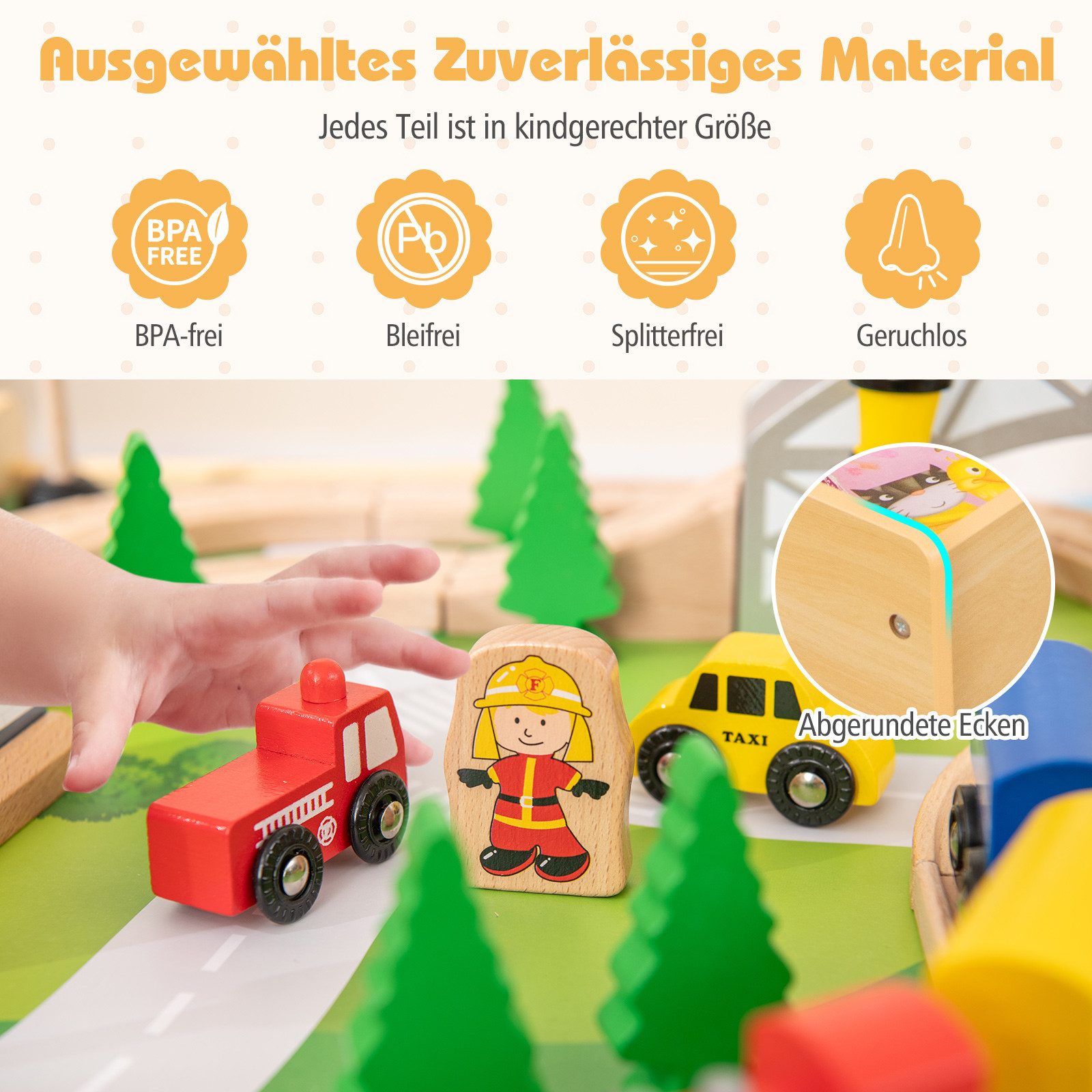 COSTWAY Kindertisch (Set, 78-St), 5 in günstig online kaufen