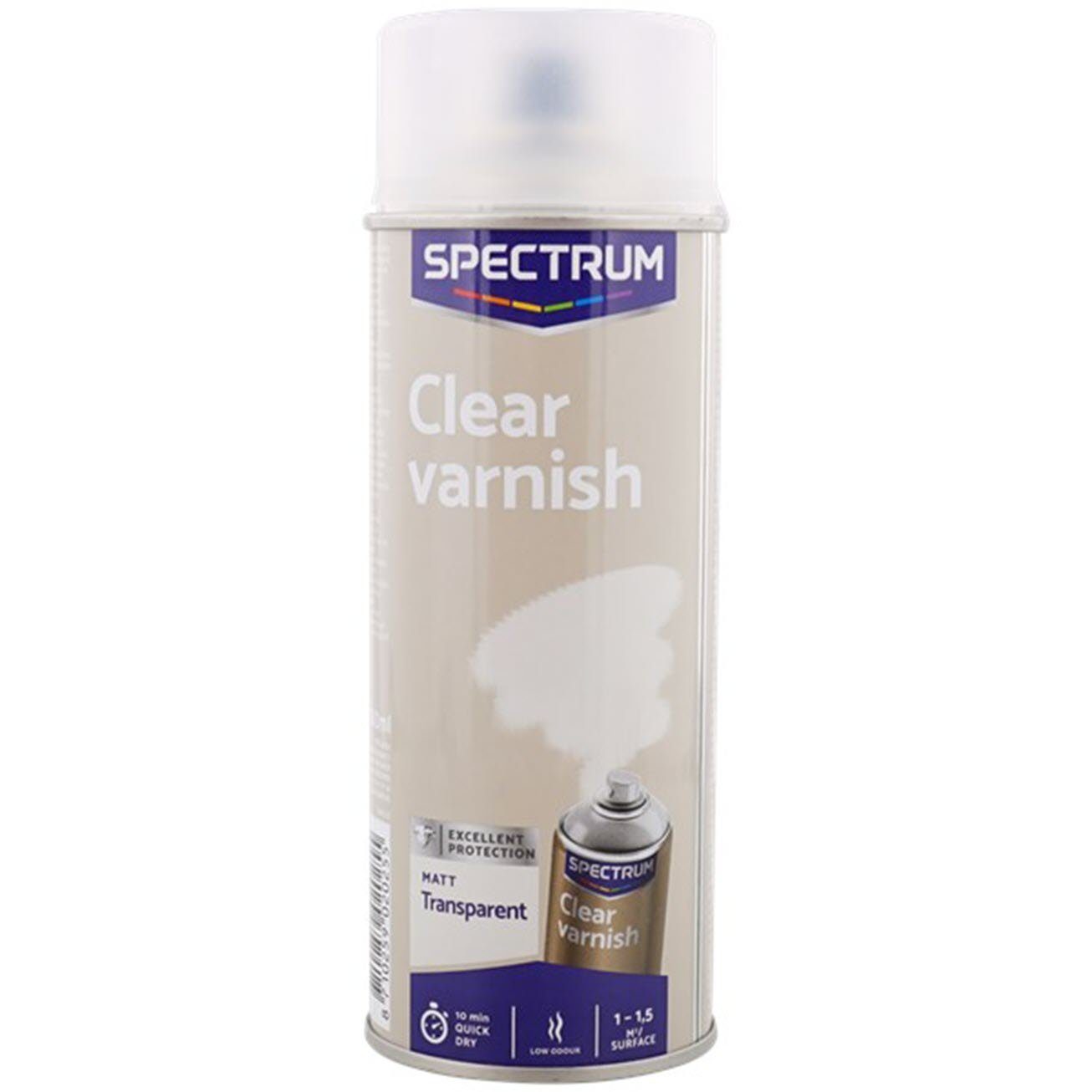 Spectrum Überlack mattspray, mattierungsspray,transparent matt 400 ml