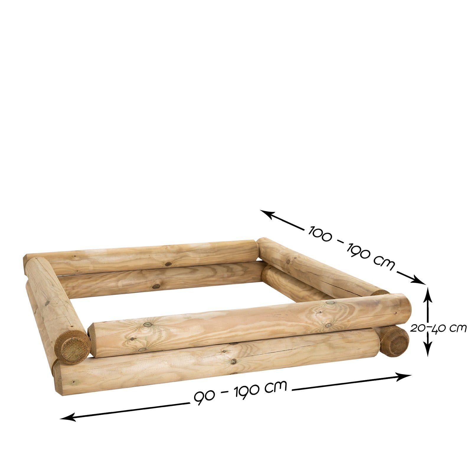 BooGardi Sandkasten, (16-tlg), Sandkiste · Buddelkiste günstig online kaufen