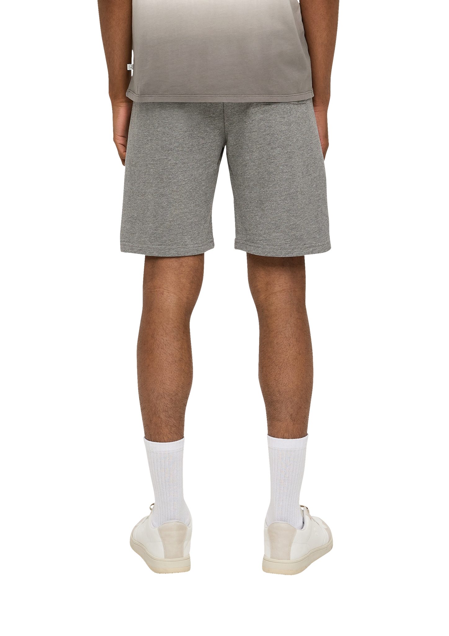Sweatshorts Durchzugkordel Baumwolle Shorts QS aus graphit & Hose