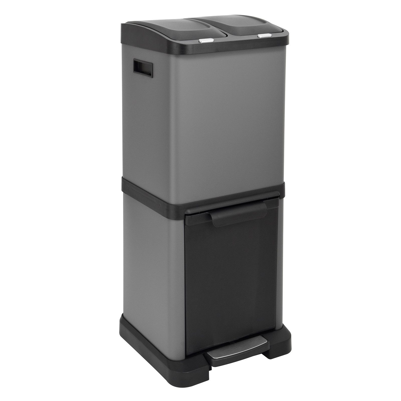 SVITA Mülltrennsystem 3XCombo, 32L Fassungsvermögen, Inneneimer mit Henkel, robust und langlebig