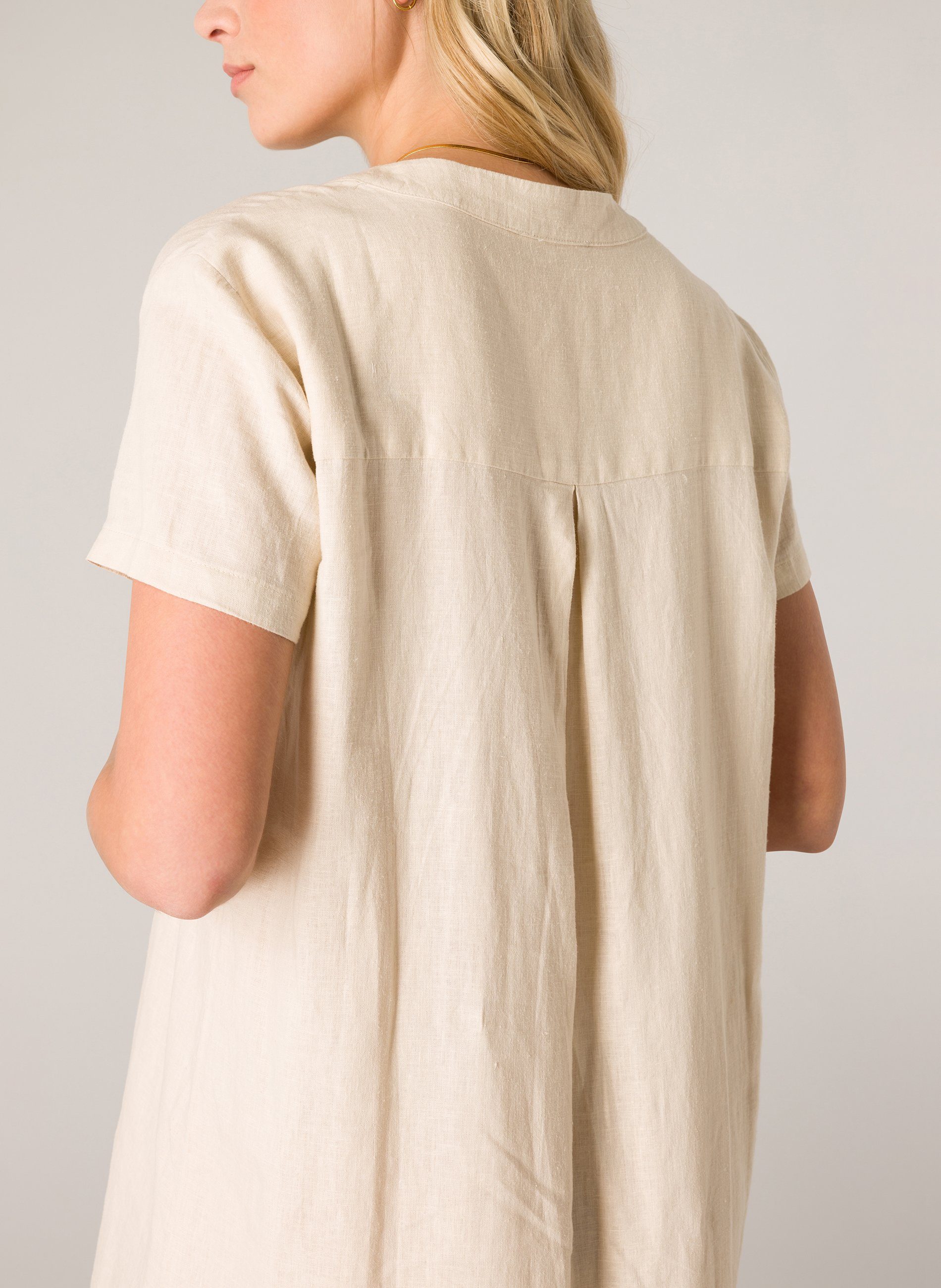 Base Level Tunikakleid Yacin Sommerkleid mit Leinen